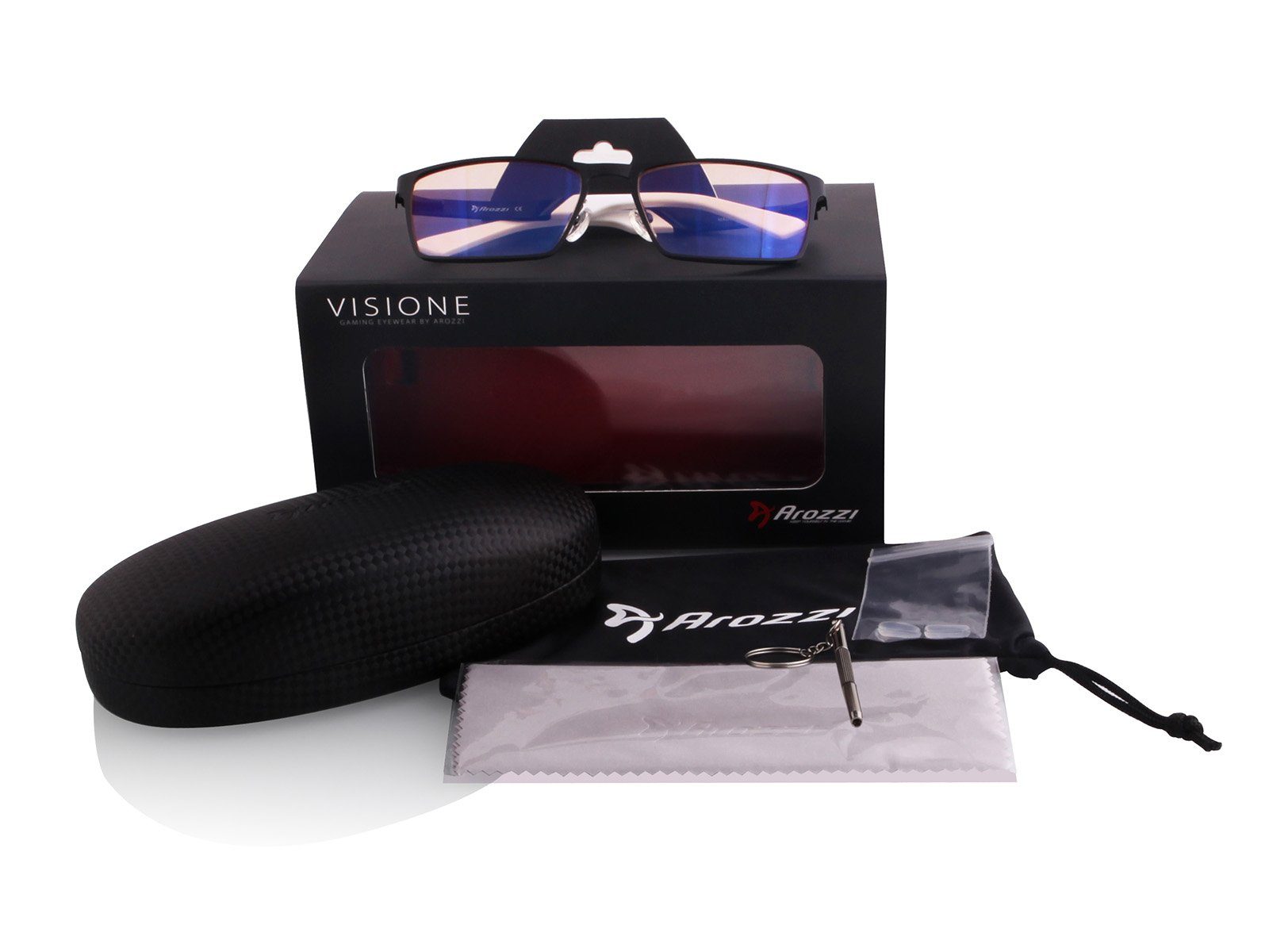 Schwarz - Brille Arozzi VX-800 Arozzi Visione Gaming Brille