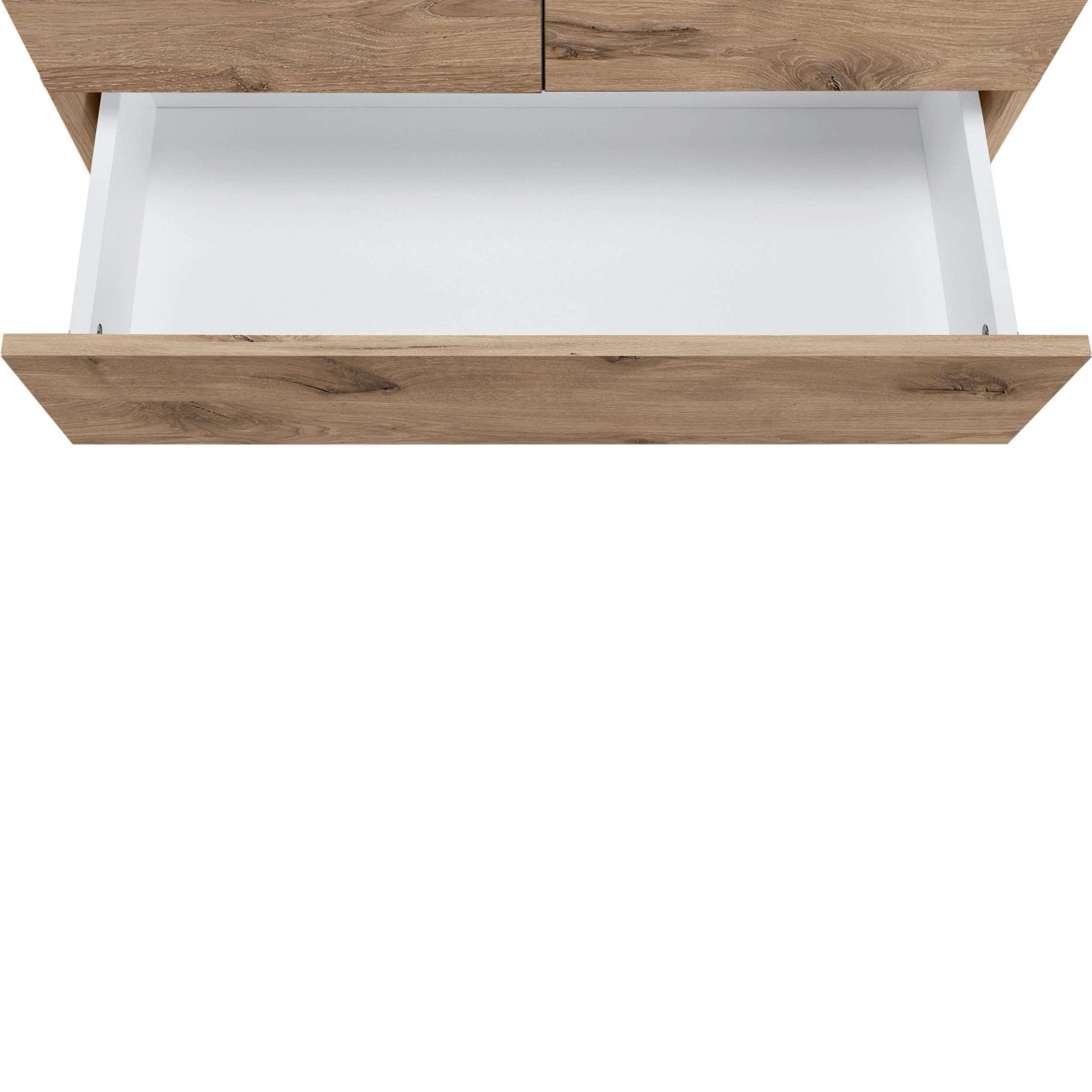 Home affaire Hochschrank Wisla mit 4 Türen & 1 Schublade, Breite 76 cm, Höhe 180 cm