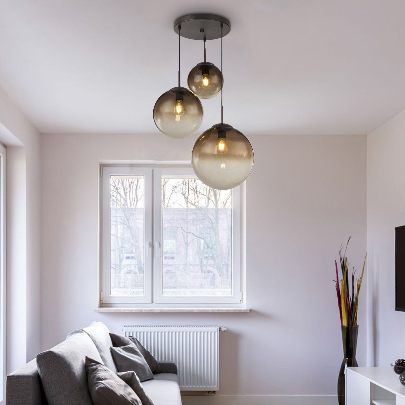 GLOBO LIGHTING Hängeleuchte Hängeleuchte Esszimmer Pendelleuchte günstig online kaufen