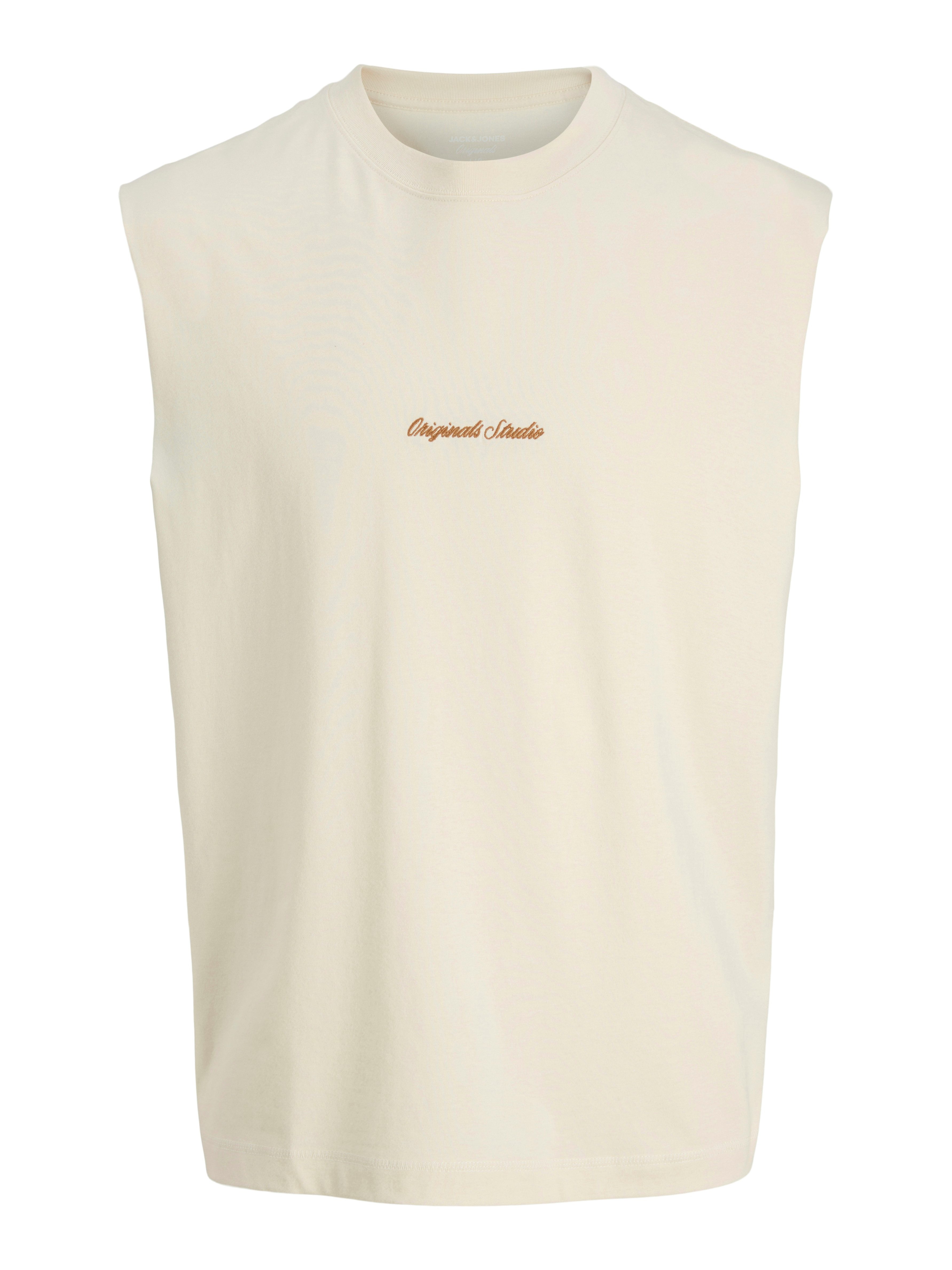 Jack & Jones T-Shirt JORNORREBRO EMB TEE SL CREW NECK LN Baumwolle, relaxed fit