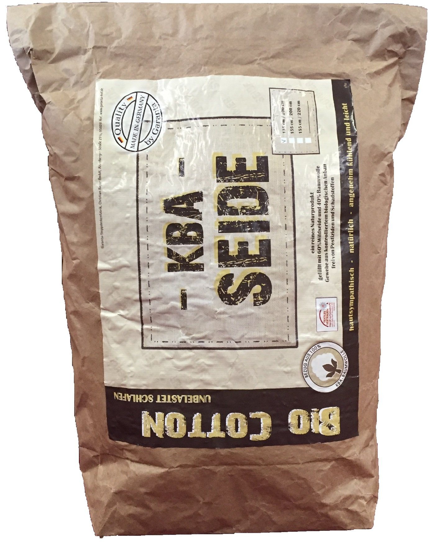 Garanta Naturfaserbettdecke Sommerhit Bio Seide kbA Sommerdecke Wildseide m günstig online kaufen