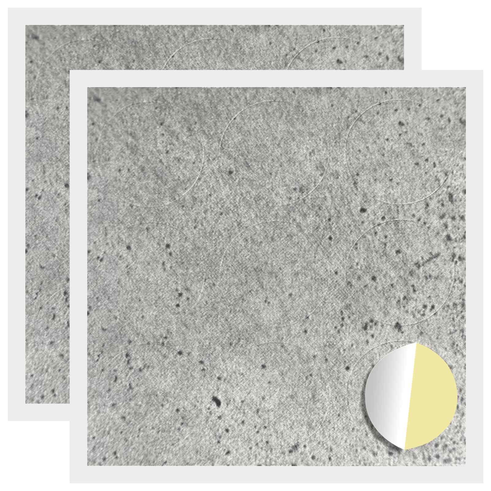 vidaXL Abdeckkappe, Selbstklebende Schraubenabdeckung 2 pcs Beton Grau