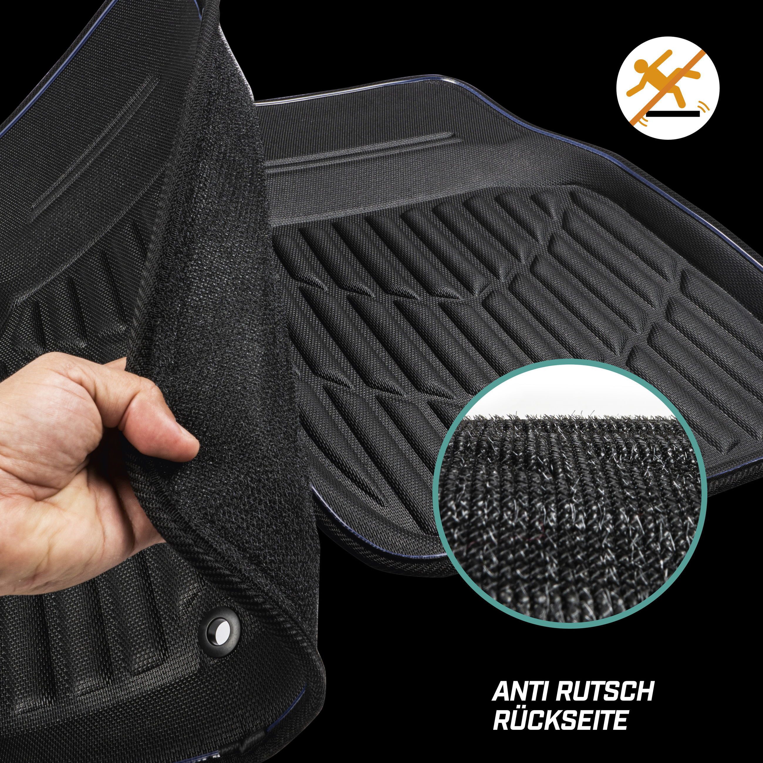 CarComfort Car Floor Mats LED Car Mat Glow (3 pcs)