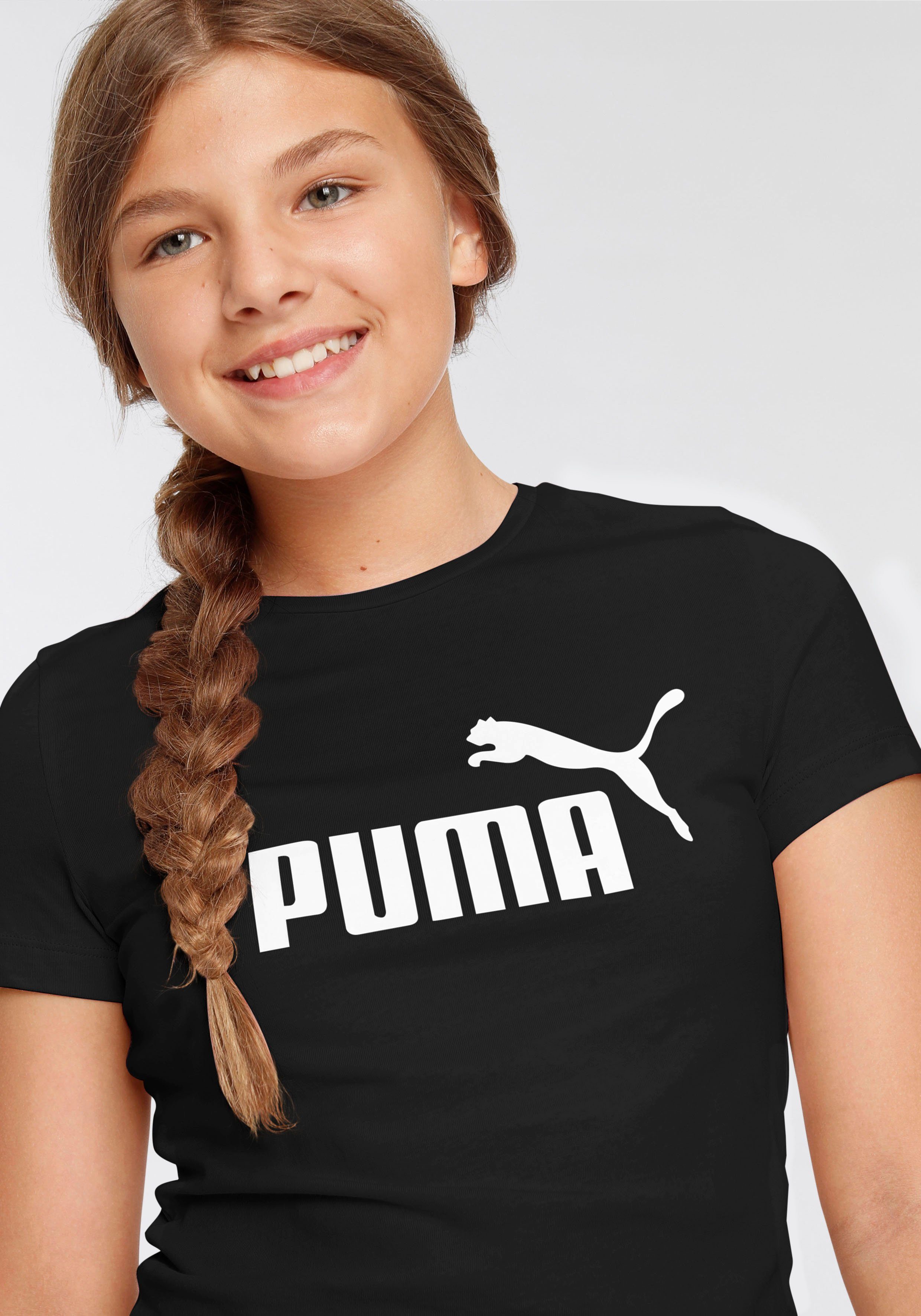 PUMA T-Shirt ESS G LOGO TEE Black Puma