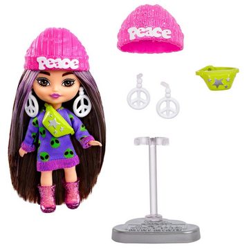 Mattel GmbH Anziehpuppe Barbie Extra Mini Minis brünette Puppe