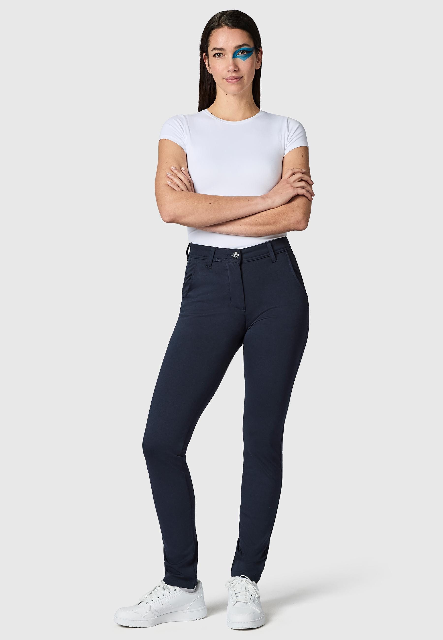PEAK TIME Stoffhose Aurele Lange Chino-Hose mit Bio-Baumwolle