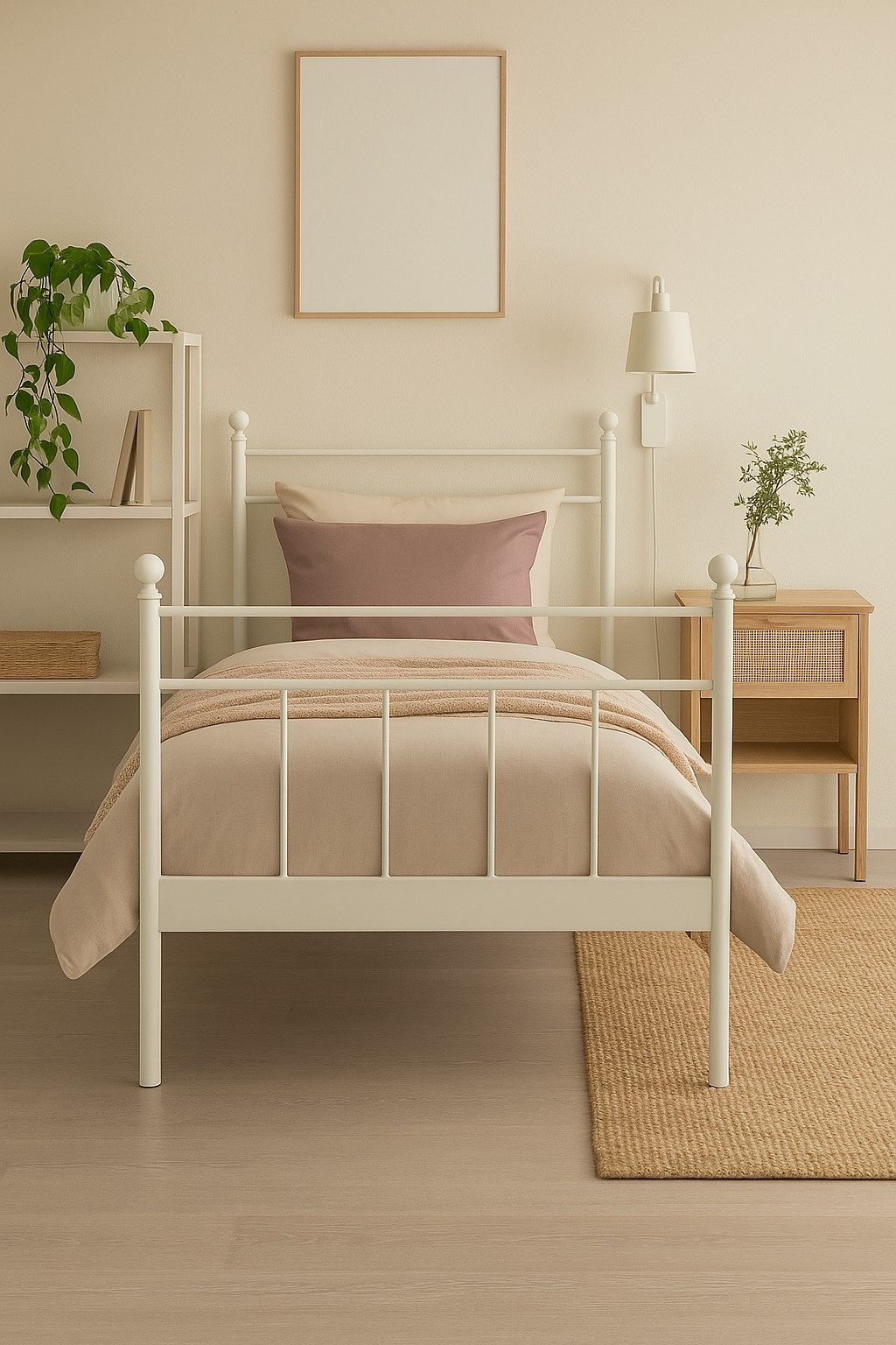moebel-direkt-online Metallbett Anke Fb. weiß, in günstig online kaufen