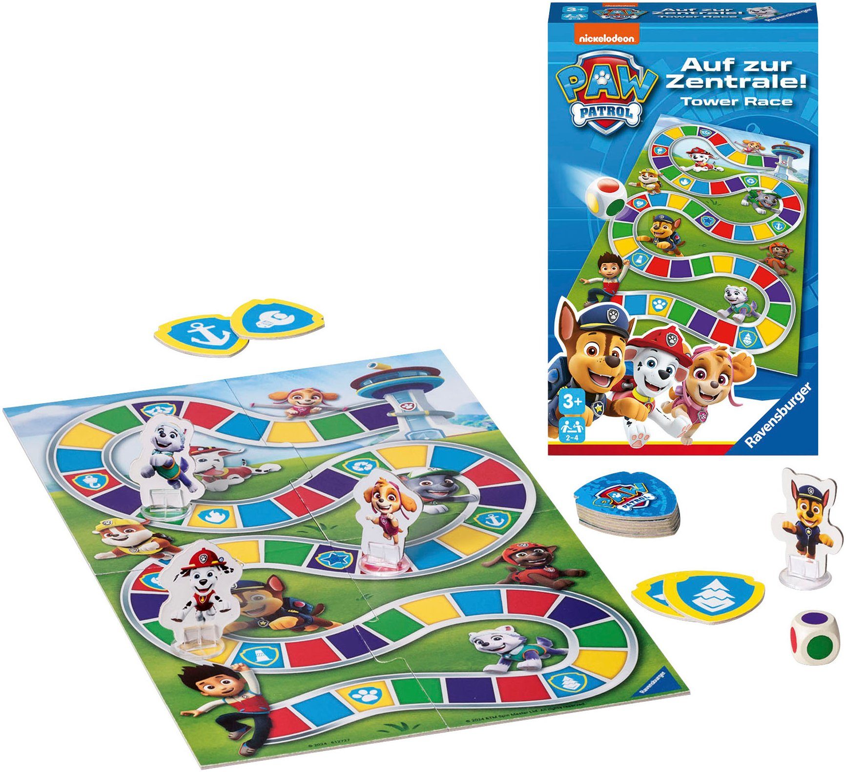 Ravensburger Spiel PAW Patrol - Auf zur Zentrale!, Made in Europe