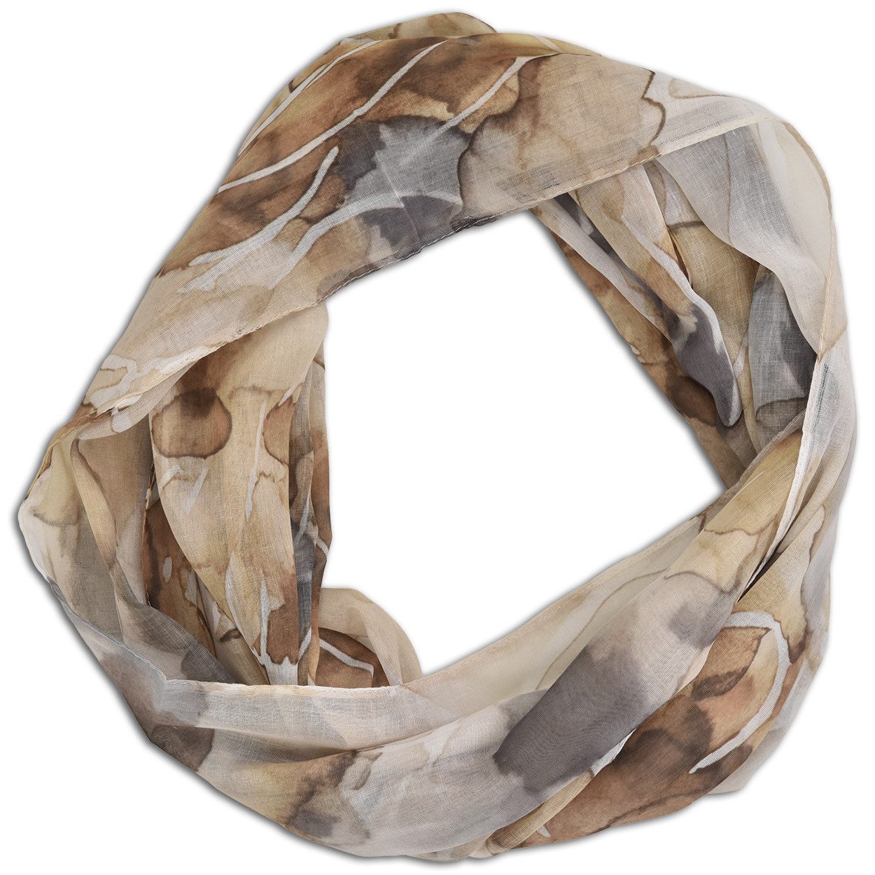 styleBREAKER Loop Aquarell Loop Floral, (1-St)