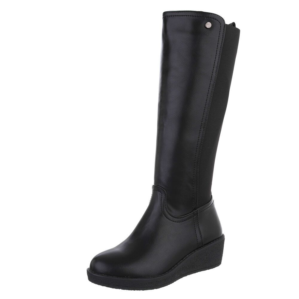 Ital-Design Damen Freizeit Keilstiefel (88460475) Keilabsatz/Wedge Stiefel günstig online kaufen