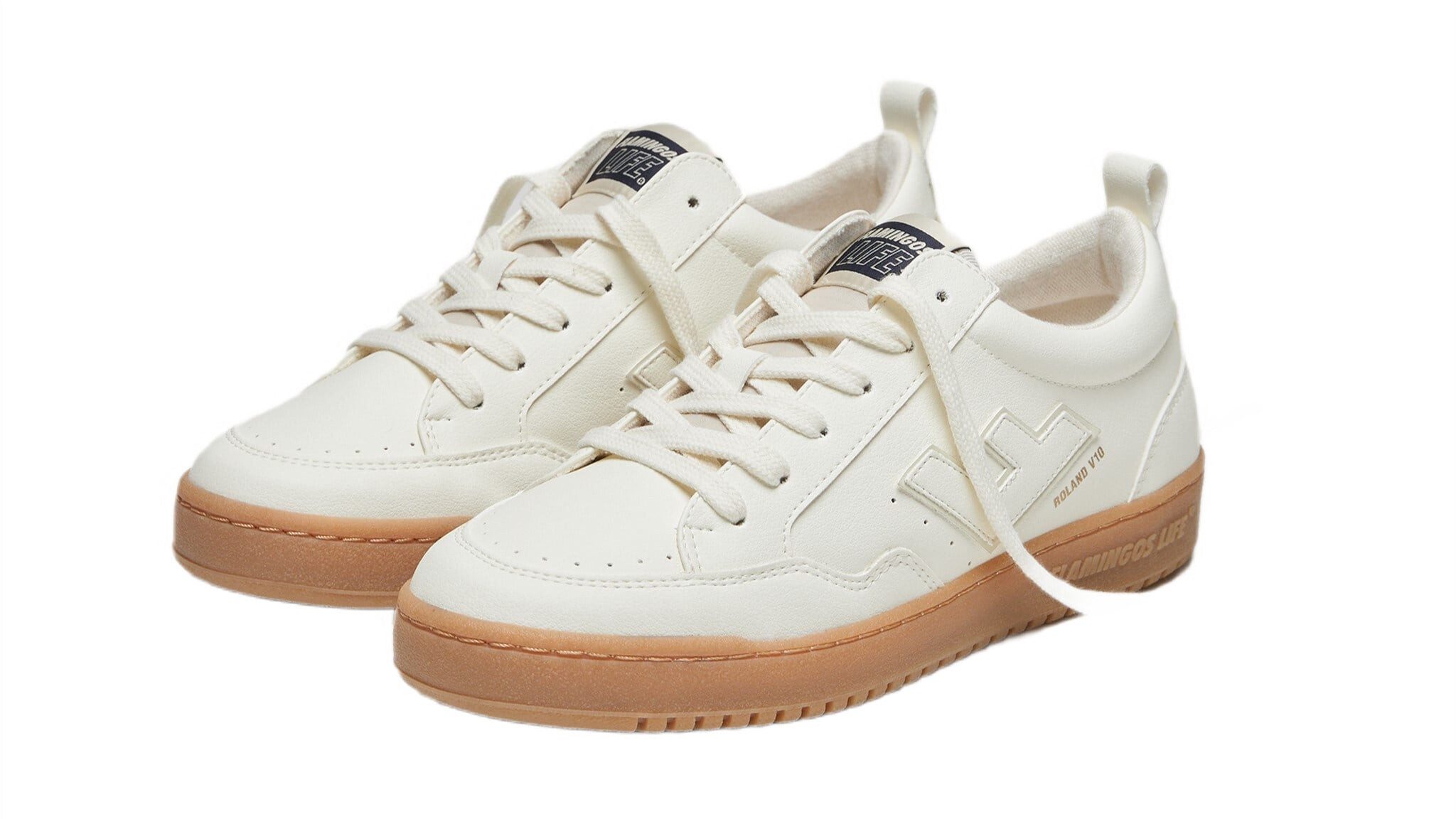 Flamingos Life Roland V10 - pearlweiss/natur Sneaker