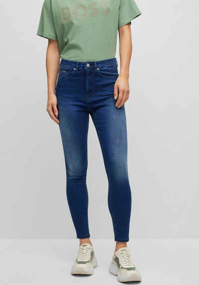 BOSS ORANGE Skinny-fit-Jeans Maye Super Skinny High Rise hochsitzende schmale Джинси aus Premium Elasthan Denim
