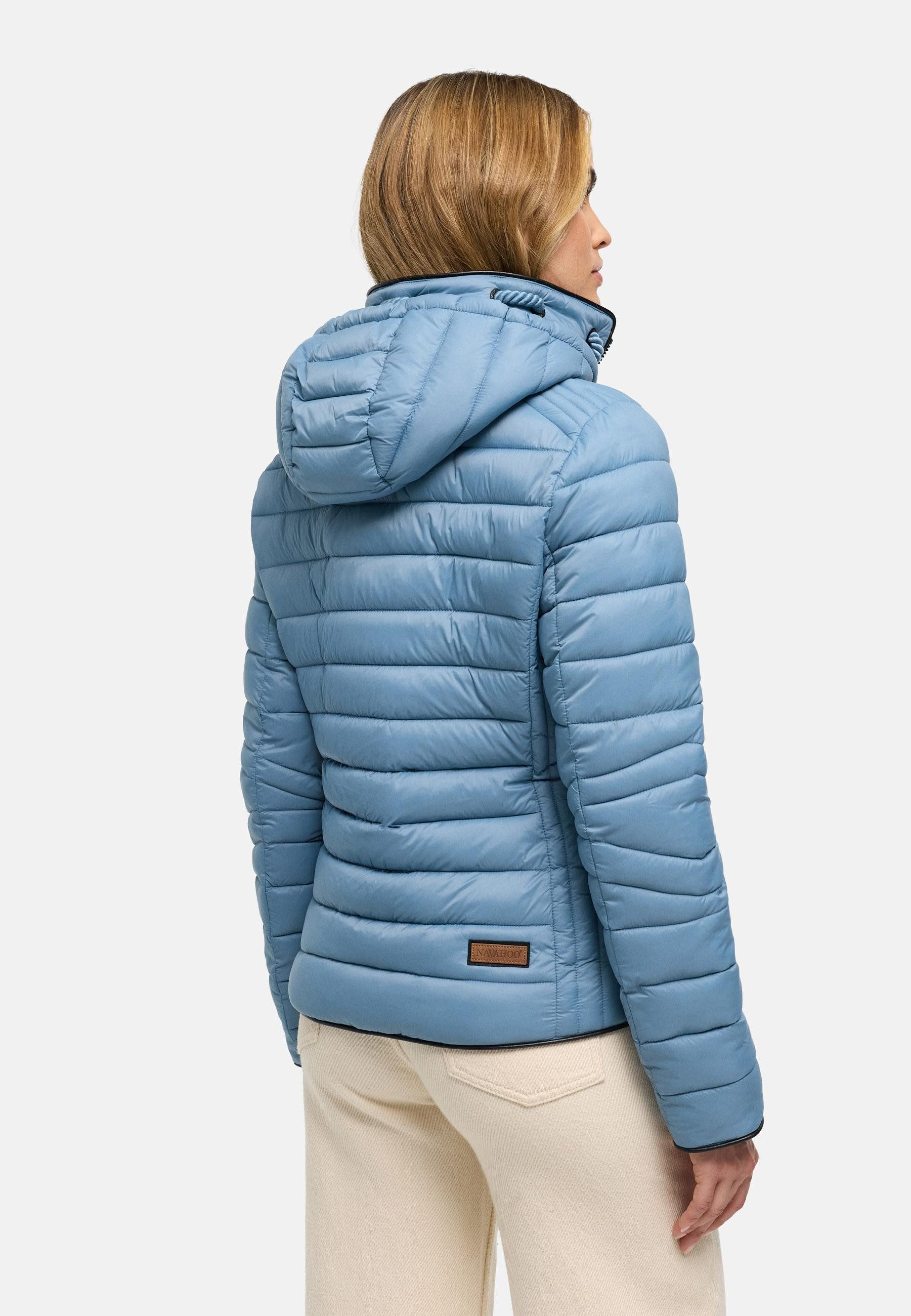 Navahoo Steppjacke Lulana leichte Übergangsjacke mit Kapuze – Bild 2 von 5