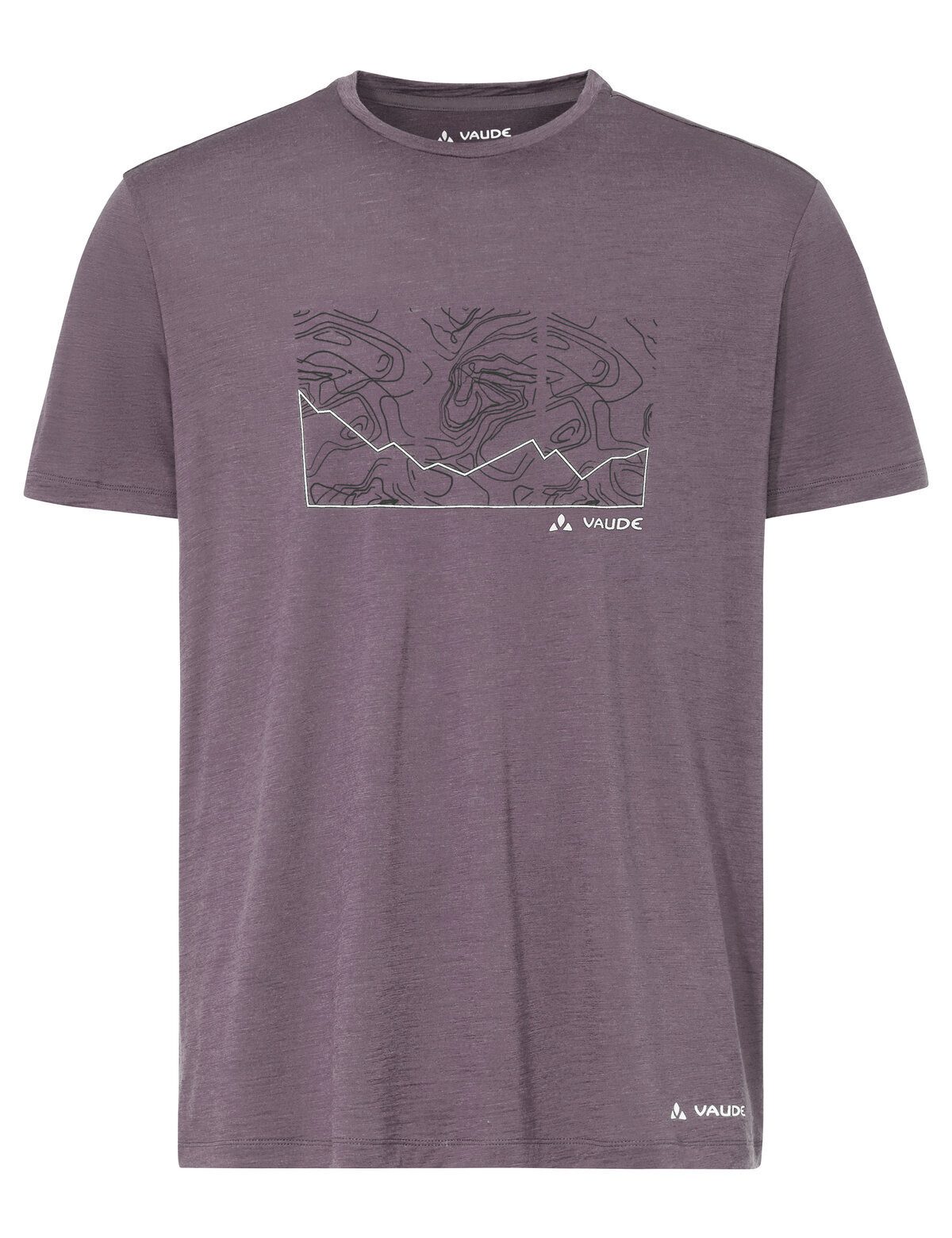VAUDE T-Shirt Men's Tekoa Wool T-Shirt (1-tlg) schnelltrocknendes und funktionelles Shirt