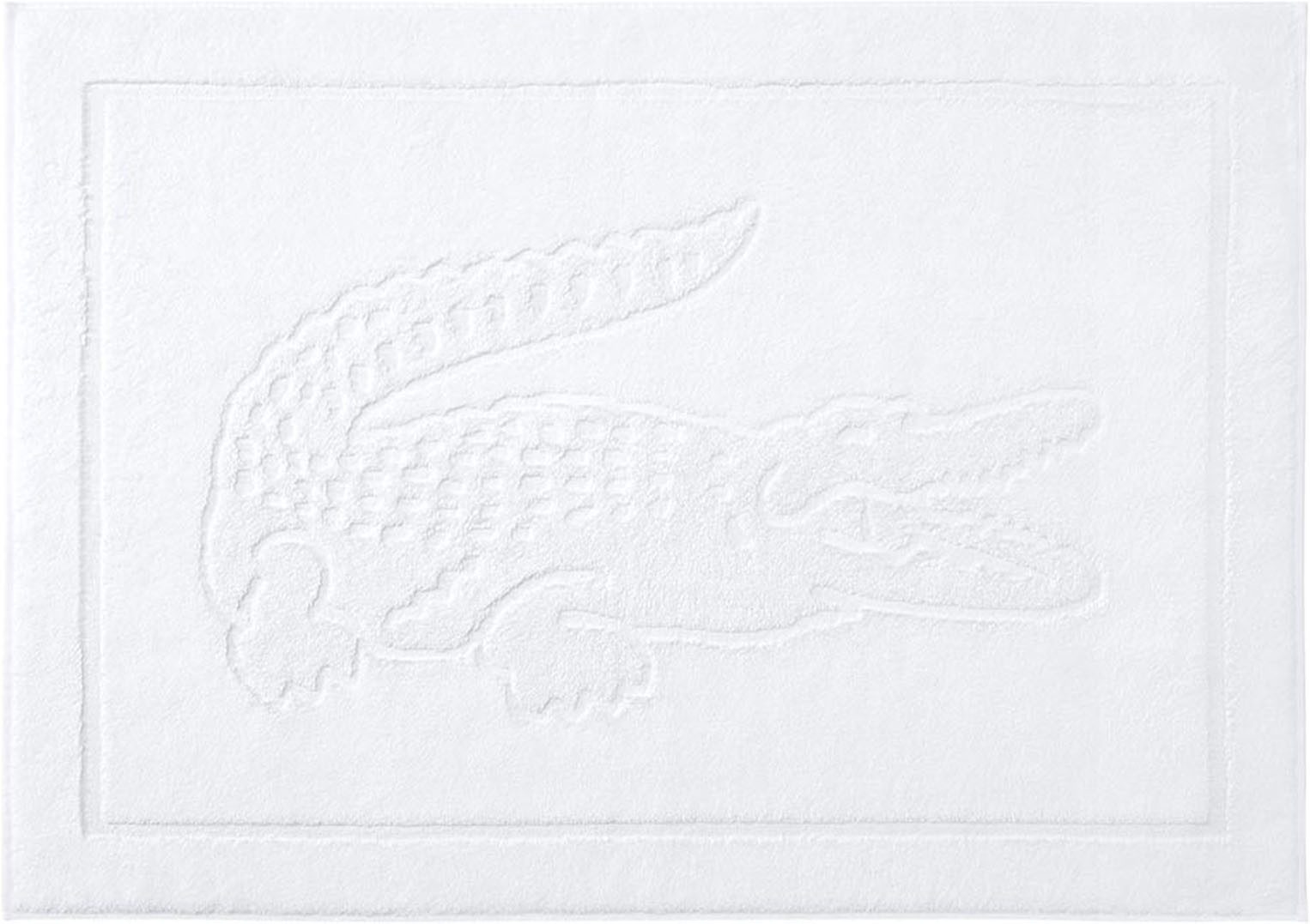 Lacoste Badematte »LLACOSTE«, Höhe 20 mm, schnell trocknend, Baumwolle, rechteckig, hochwertige Badematte in Größe 55x80 cm
