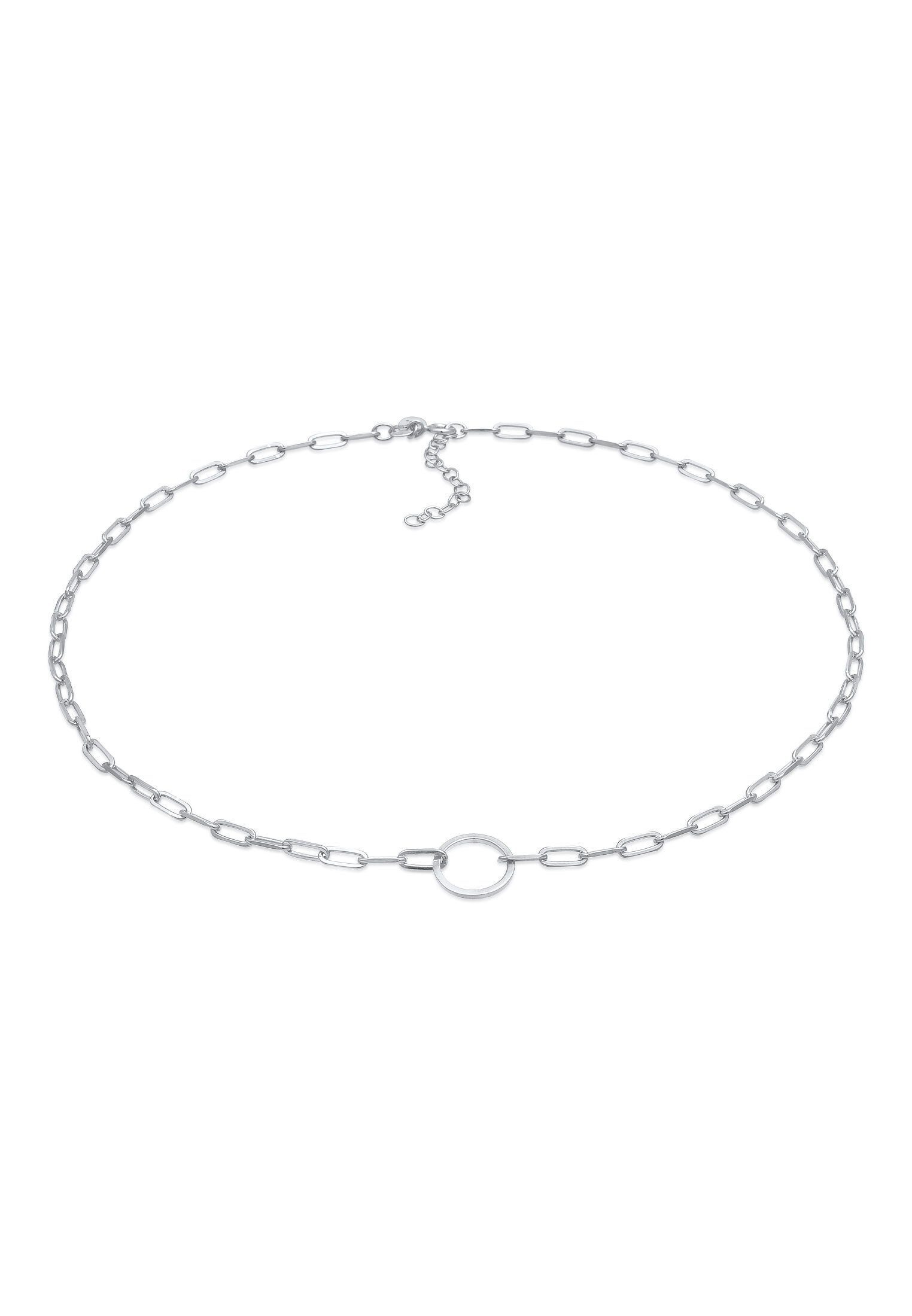 Elli Premium Choker Gliederkette länglich Kreis günstig online kaufen
