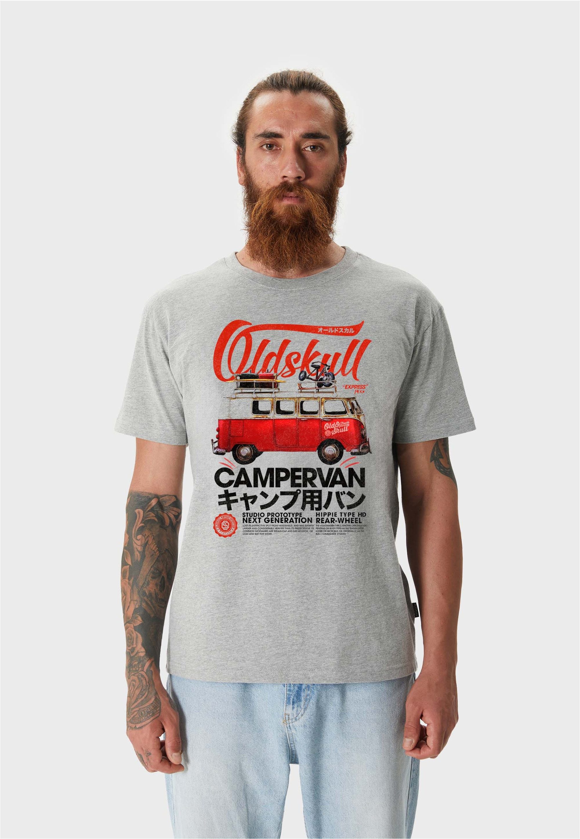 Oldskull T-Shirt RETRO URBAN CAMPER (1-tlg) günstig online kaufen