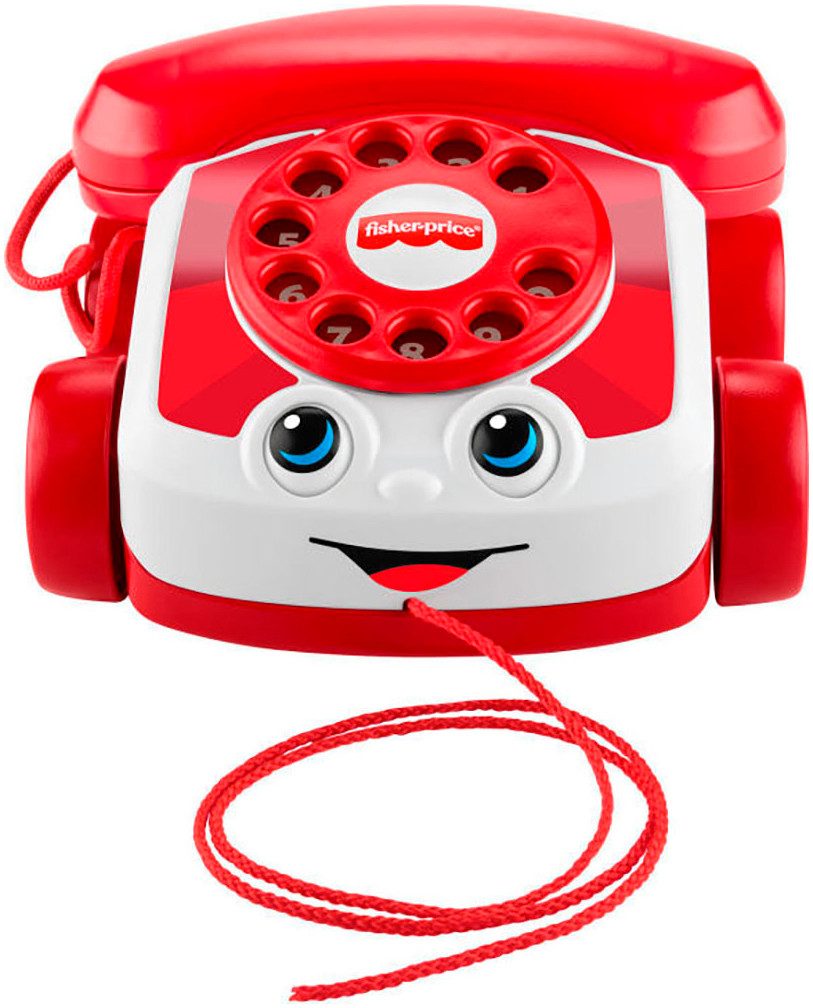 Fisher-Price® Lernspielzeug Rotes Plappertelefon, mit Sound