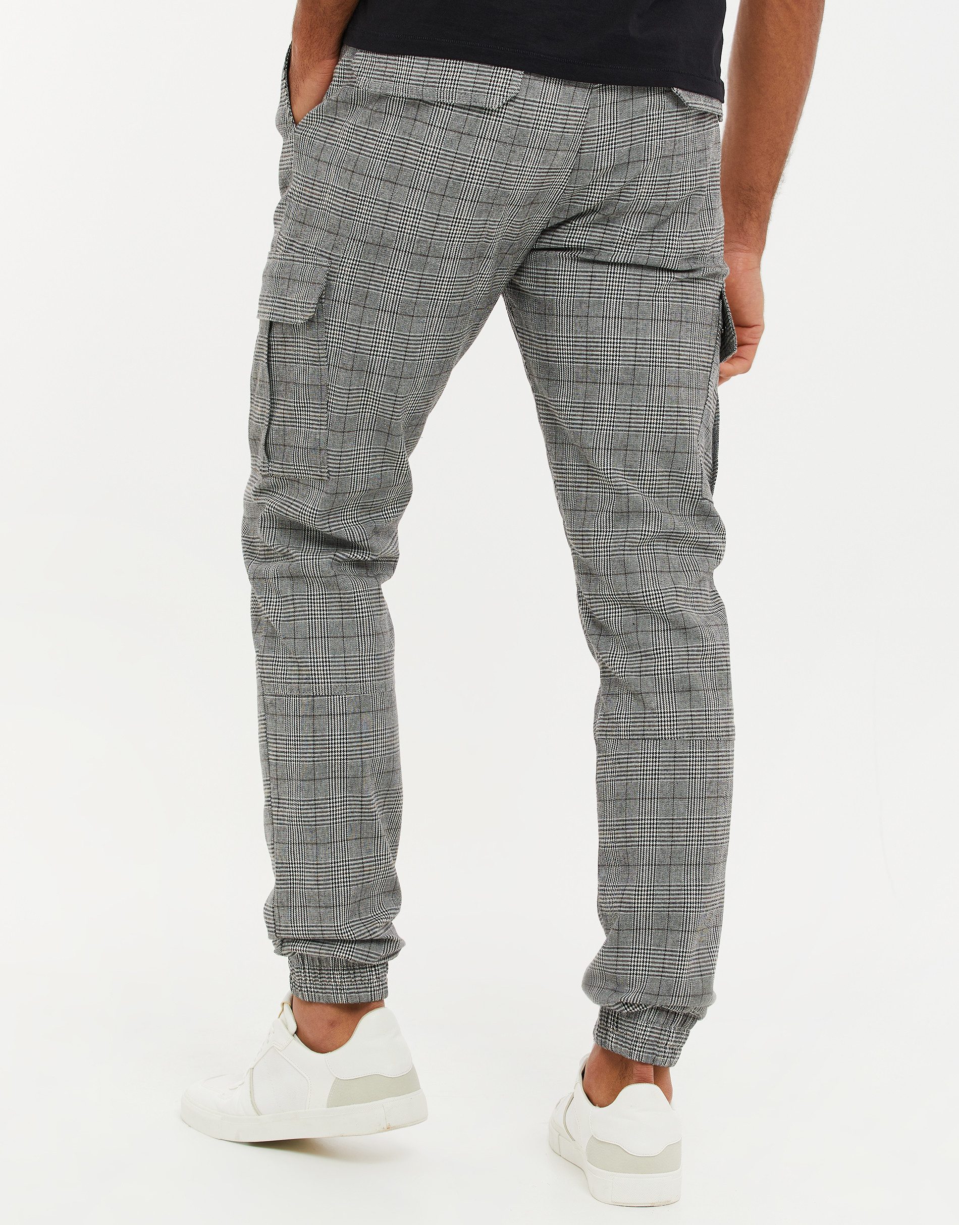 Threadbare Cargohose THB Trousers Port (1-tlg) mit angesagtem Karo-Muster