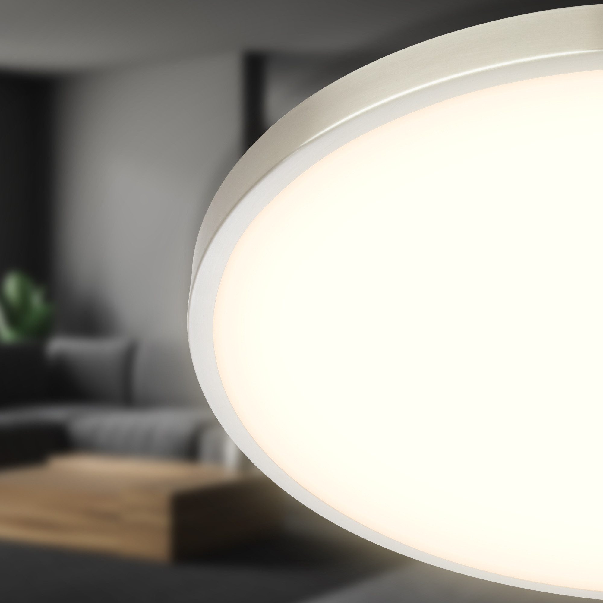 Briloner Leuchten Deckenleuchte FLAME Deckenlampe Aufbauleuchte, Standard (ON/OFF), LED fest integriert