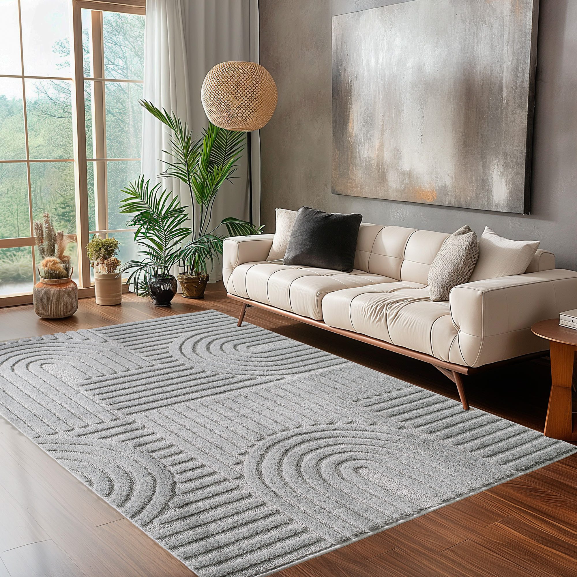 Carpettex Designteppich Skandinavischer Boho, Rechteck, Höhe: günstig online kaufen