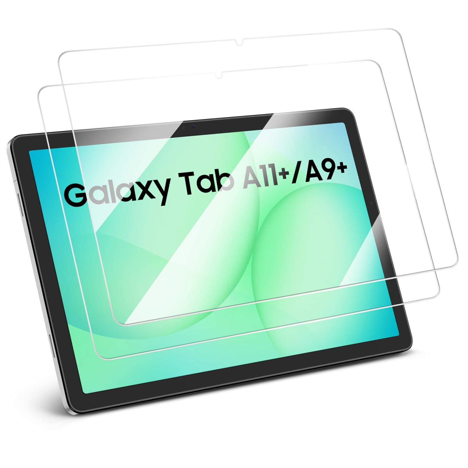 Toomoke Schutzfolie Panzerglas für Samsung Galaxy Tab A11 Plus 11 Zoll, [2 Stück], (9H Härte Gehärtetes Glas Displayschutz Schutzfolie, Blasenfrei, Anti-Kratzer Displayschutzfolie), Kompatibel mit Galaxy Tab A11+ (SM-X230 / SM-X236)