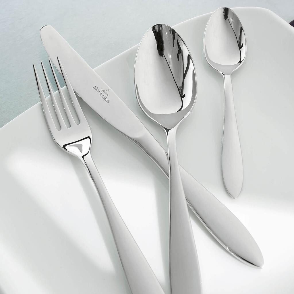 Villeroy & Boch Besteck-Set Arthur Tafelbesteck 180er Set (180-tlg), Edelstahl, Spülmaschinenfest