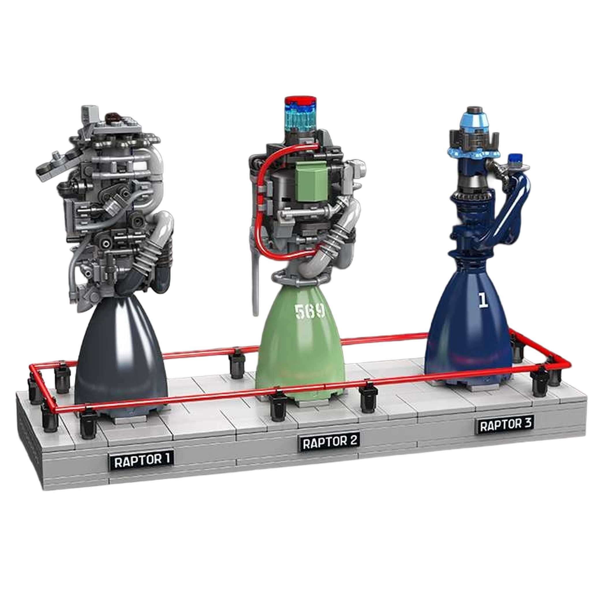 Mould King 10247 - Raptor Triebwerke (Mould King) Spielbausteine