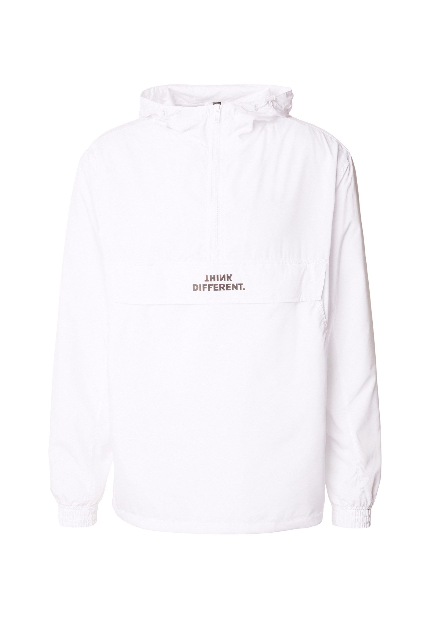 MisterTee Allwetterjacke MisterTee Think Different Basic Pull Over Jacket (1-St)