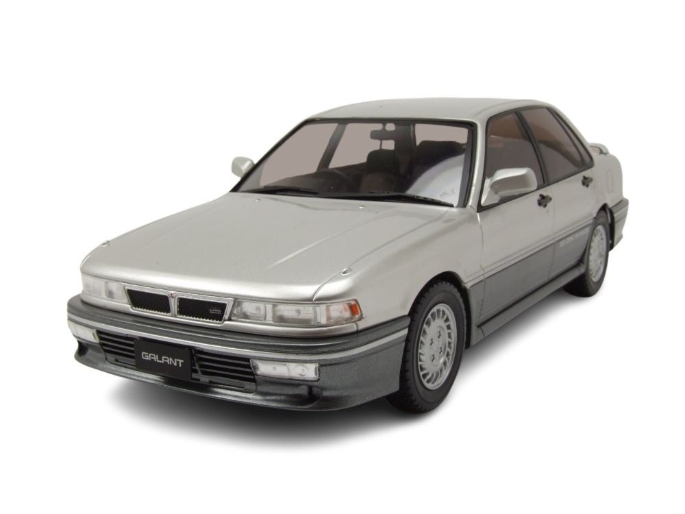 ixo Models Modellauto Mitsubishi Galant VR-4 1987 silber, Maßstab 1:18