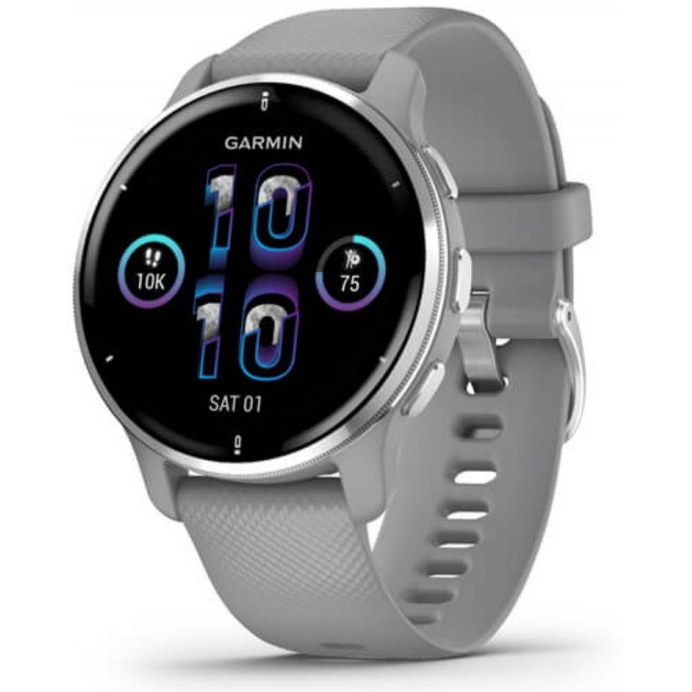 hellgrau/silber Smartwatch - Plus Garmin 2 Venu Smartwatch -