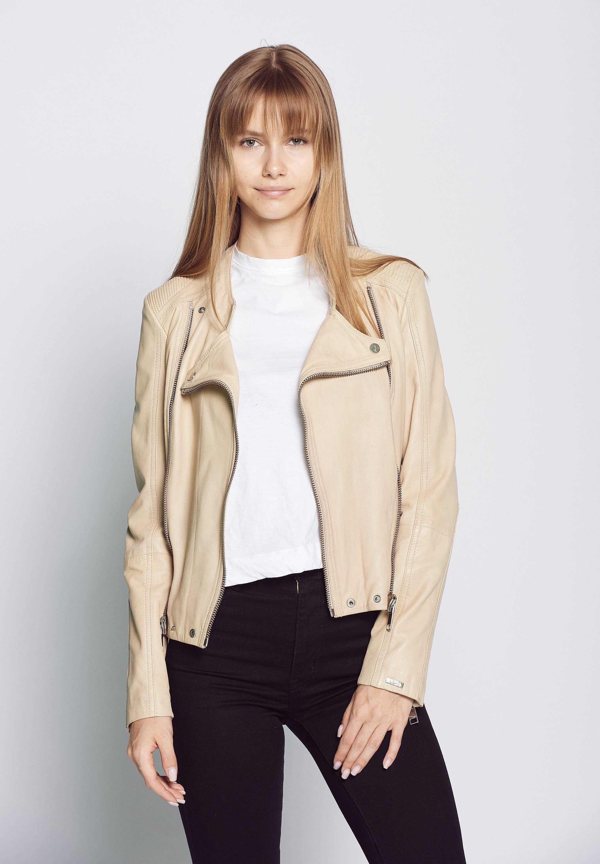 Chrystal Maze powder Lederjacke