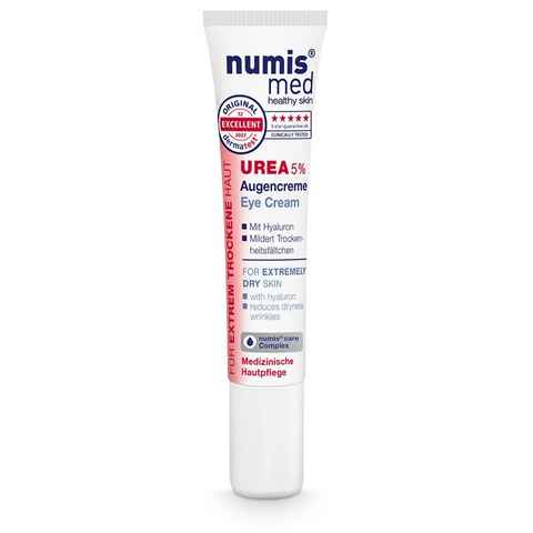 numis med Augencreme Hyaluron Augencreme 90 ml - Vegane Augen Creme gegen Falten, 1-tlg.