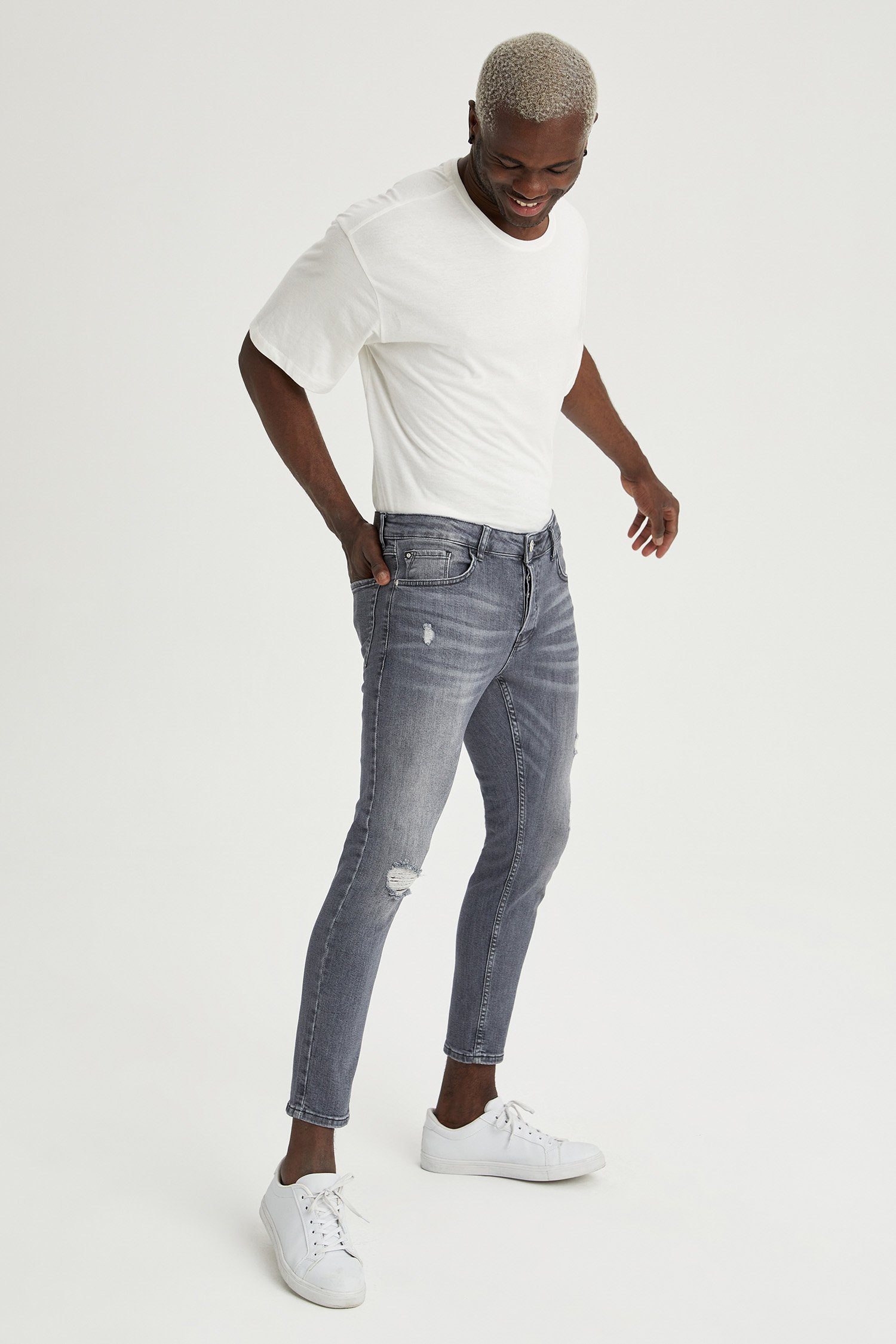 Herren Jeans DeFacto Skinny-fit-Jeans Herren Skinny-fit-Jeans SKINNY COMFORT FIT