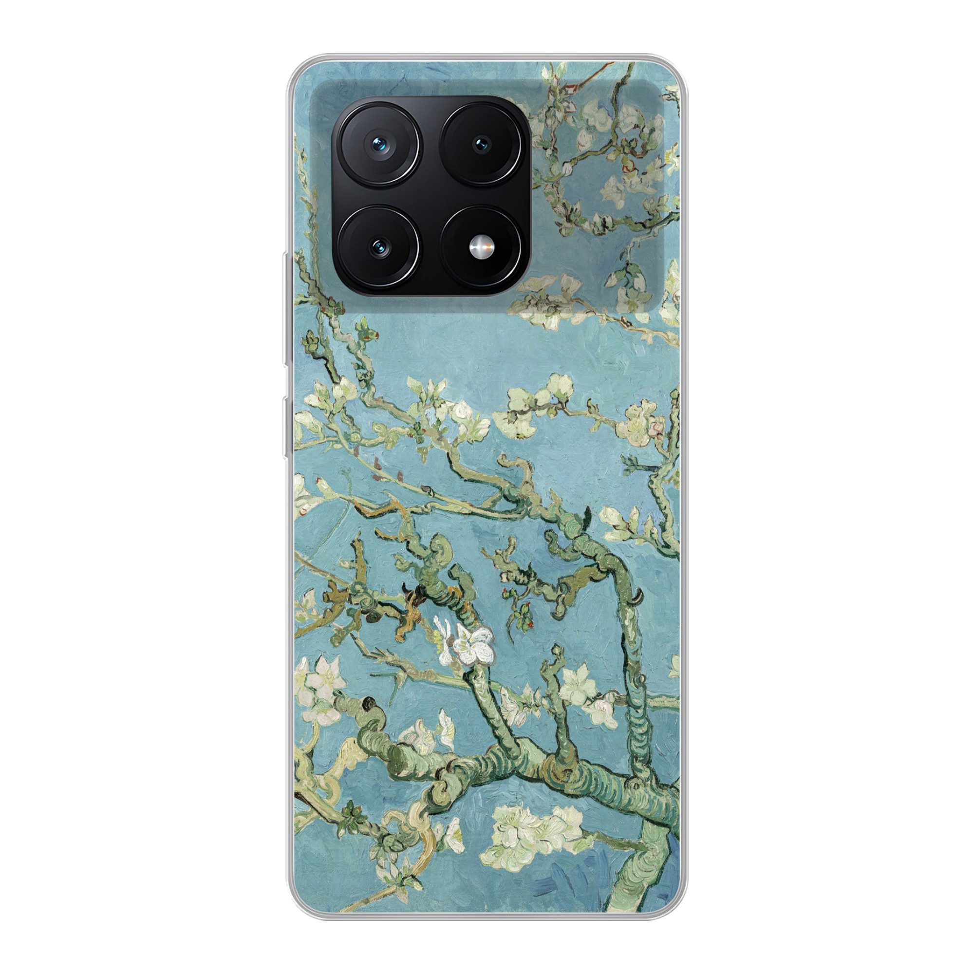 MuchoWow Handyhülle für Xiaomi Poco X6 Pro Mandelblüte - Van Gogh - Kunst, Handy Case, Silikon, Bumper Case Dünn