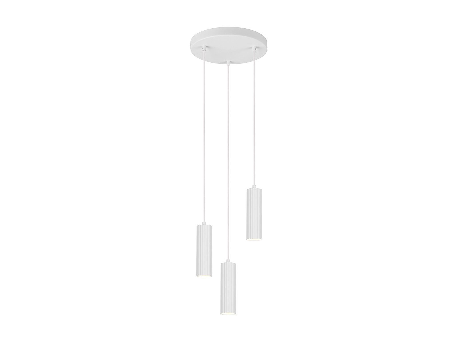 TRIO Leuchten LED Pendelleuchte, Dimmfunktion, LED wechselbar, Warmweiß, Cluster mehrflammig aus Metall über Esstisch & Galerie hängend Ø 28cm