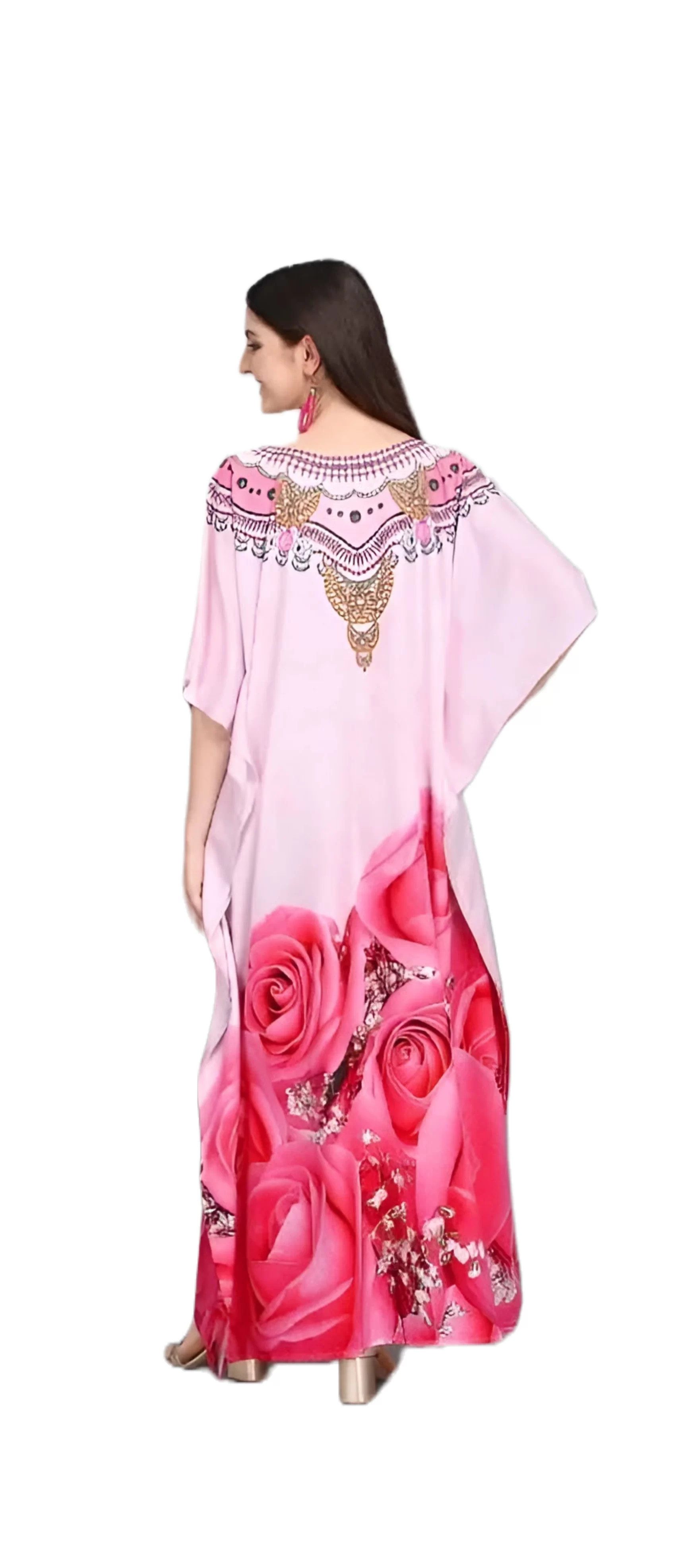 PfauGermany Kaftan CHARMING REEF Digital Printed With Stone Work