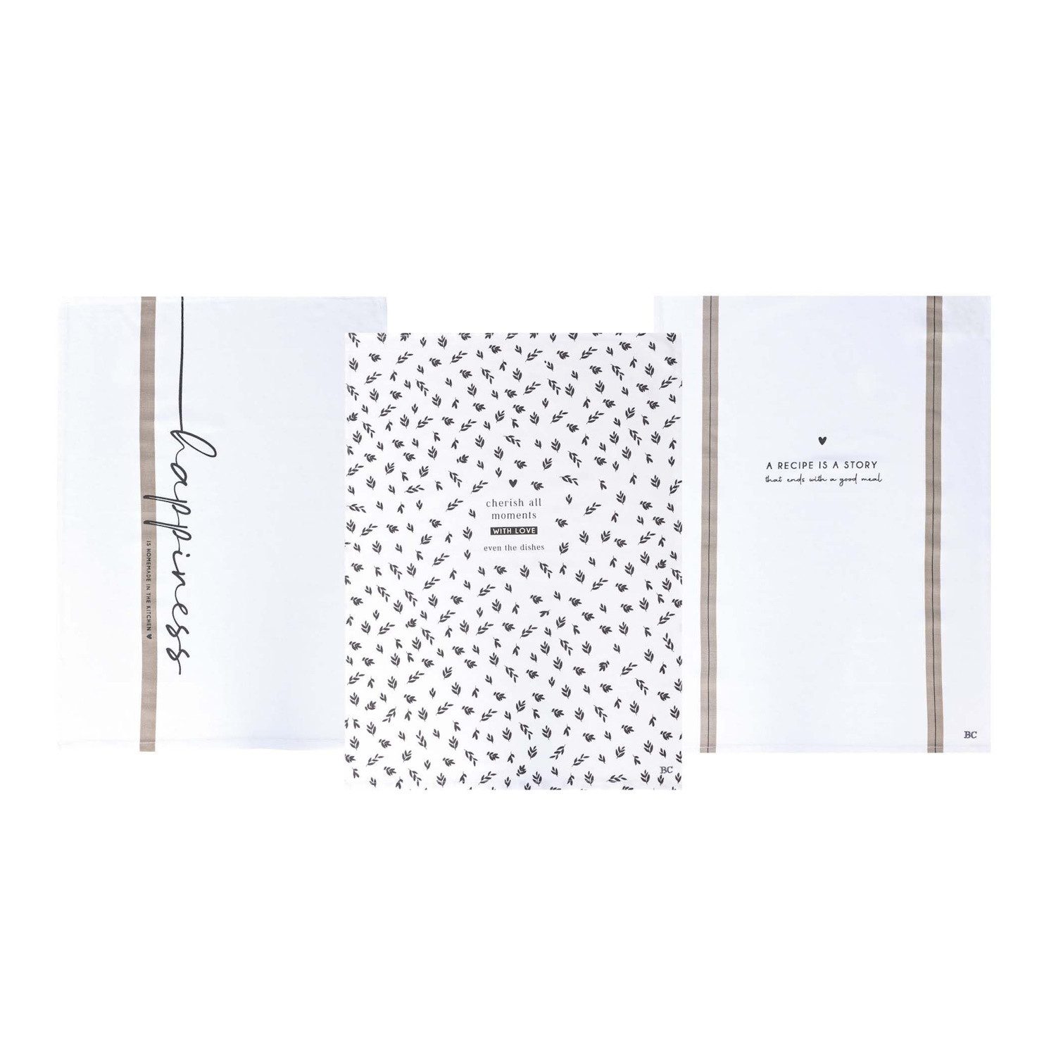 Bastion Collections Geschirrtuch White Kitchen Love günstig online kaufen
