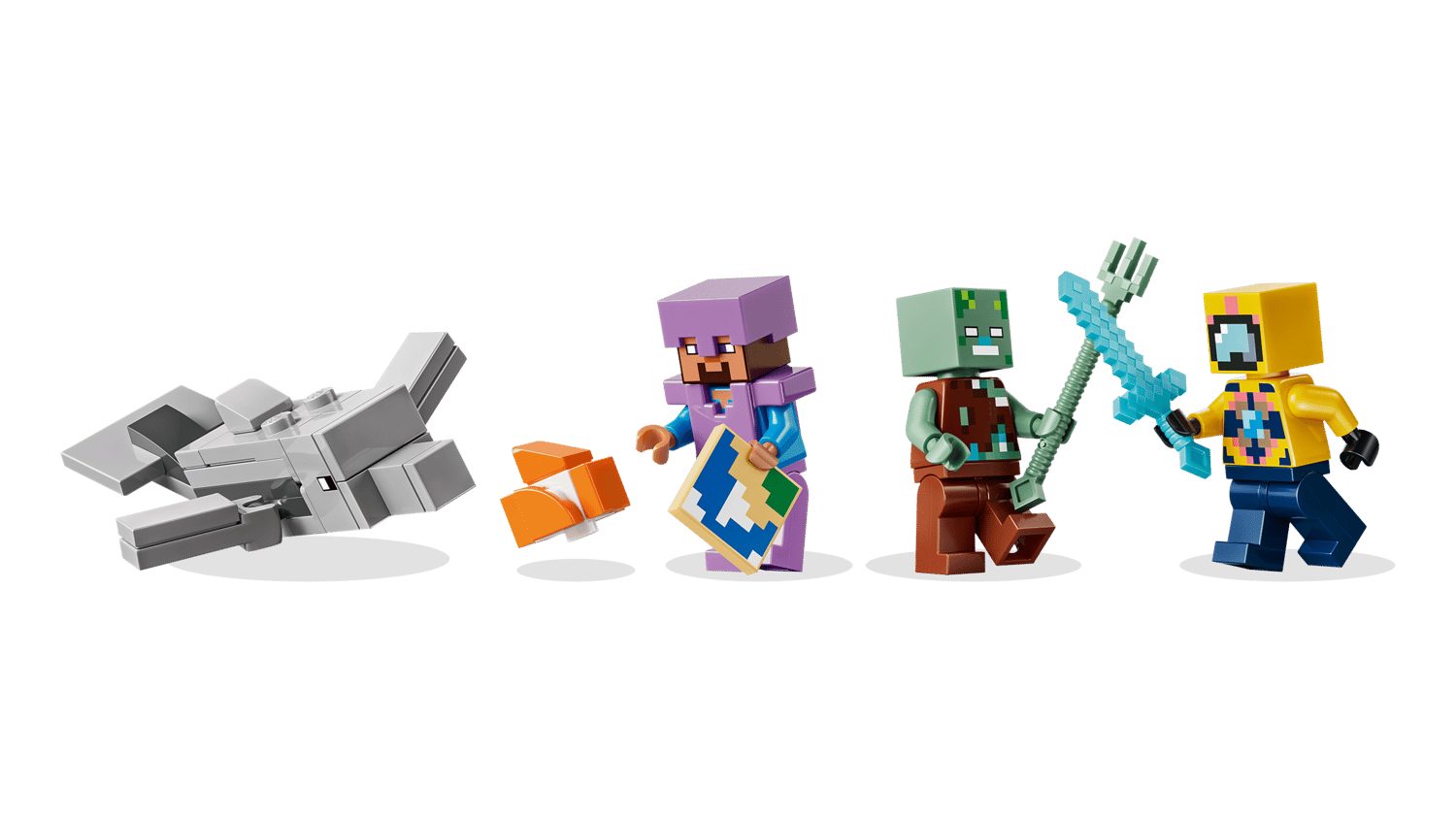 LEGO® Minecraft 21598 Unterwasser-Abenteuer Spielbausteine, (Set, 310 St., Set) – Bild 3 von 3