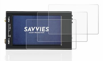 Savvies Schutzfolie für SDRGEEK NanoVNA-F V2, Displayschutzfolie, 6 Stück, Folie klar