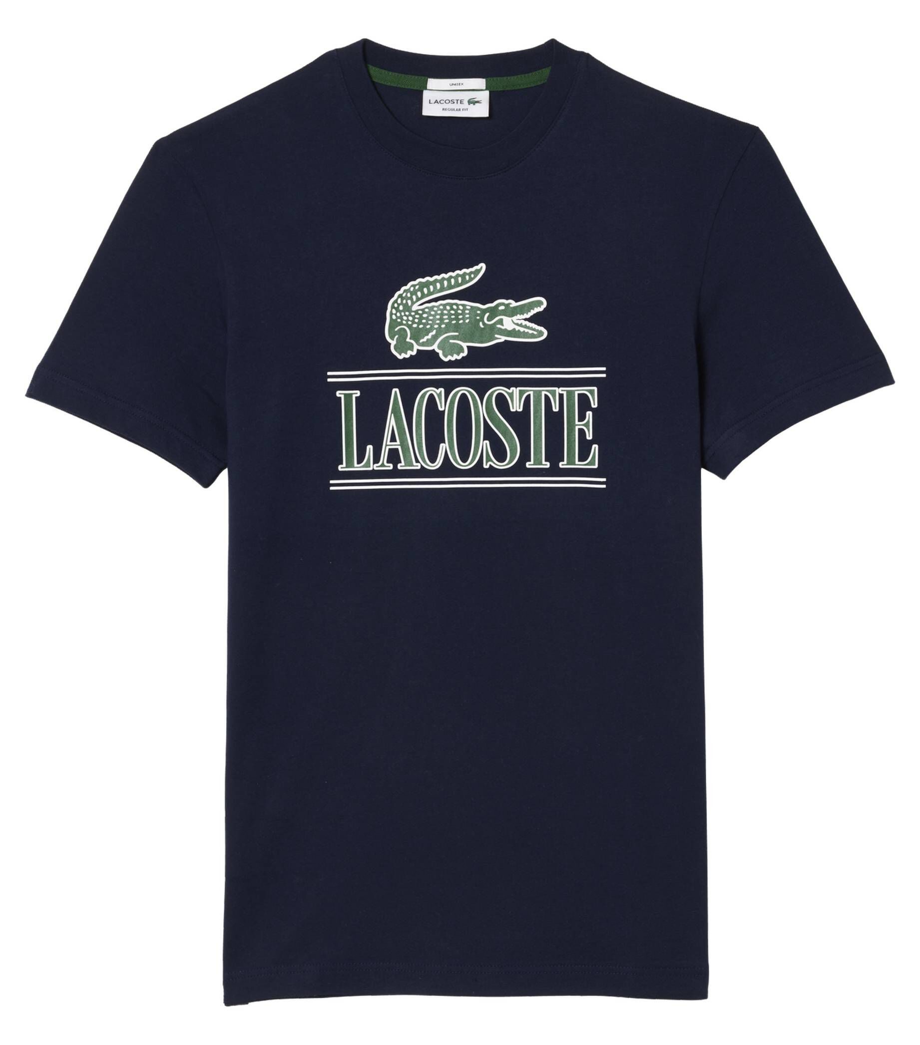 Lacoste T-Shirt T-Shirt aus Baumwolljersey Regular Fit (1-tlg)