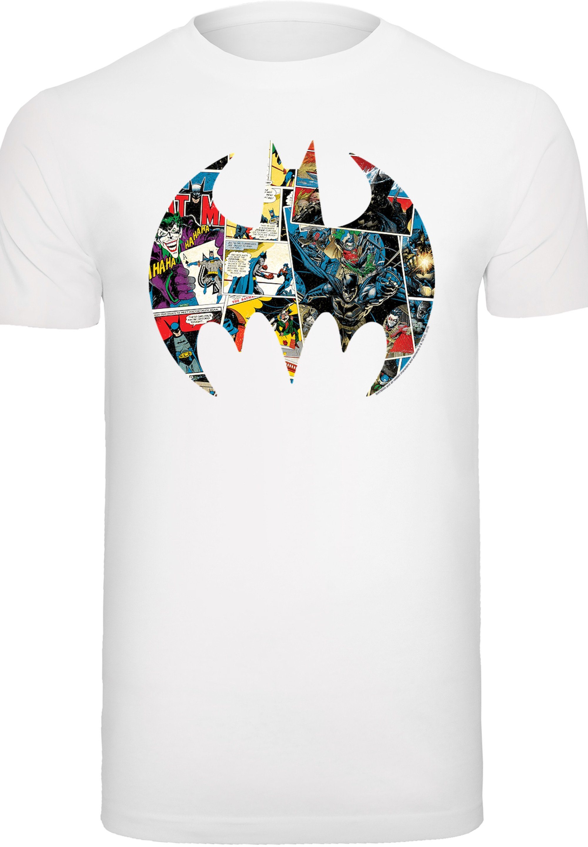 Merch Batman Comic F4NT4STIC DC Herren,Premium hohem Sehr Comics Tragekomfort ,Regular-Fit,Basic,Bedruckt, weicher T-Shirt Logo mit Book Baumwollstoff