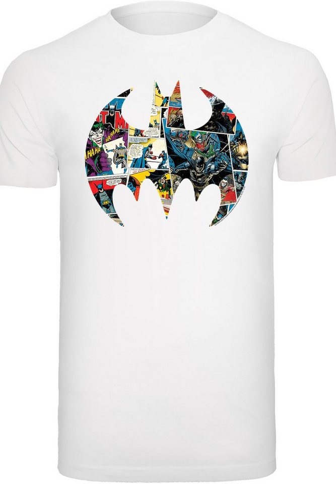 F4NT4STIC T-Shirt DC Comics Batman Comic Book Logo Herren,Premium Merch ,Regular-Fit,Basic,Bedruckt, Sehr weicher Baumwollstoff mit hohem  Tragekomfort