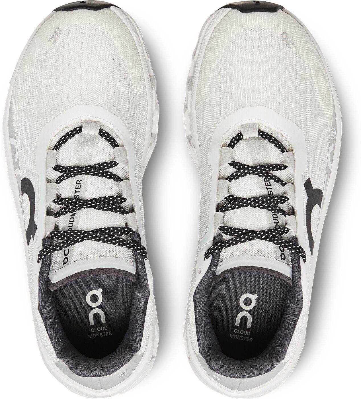 ON RUNNING Cloudmonster UNDYED-WHITE / WHITE Laufschuh