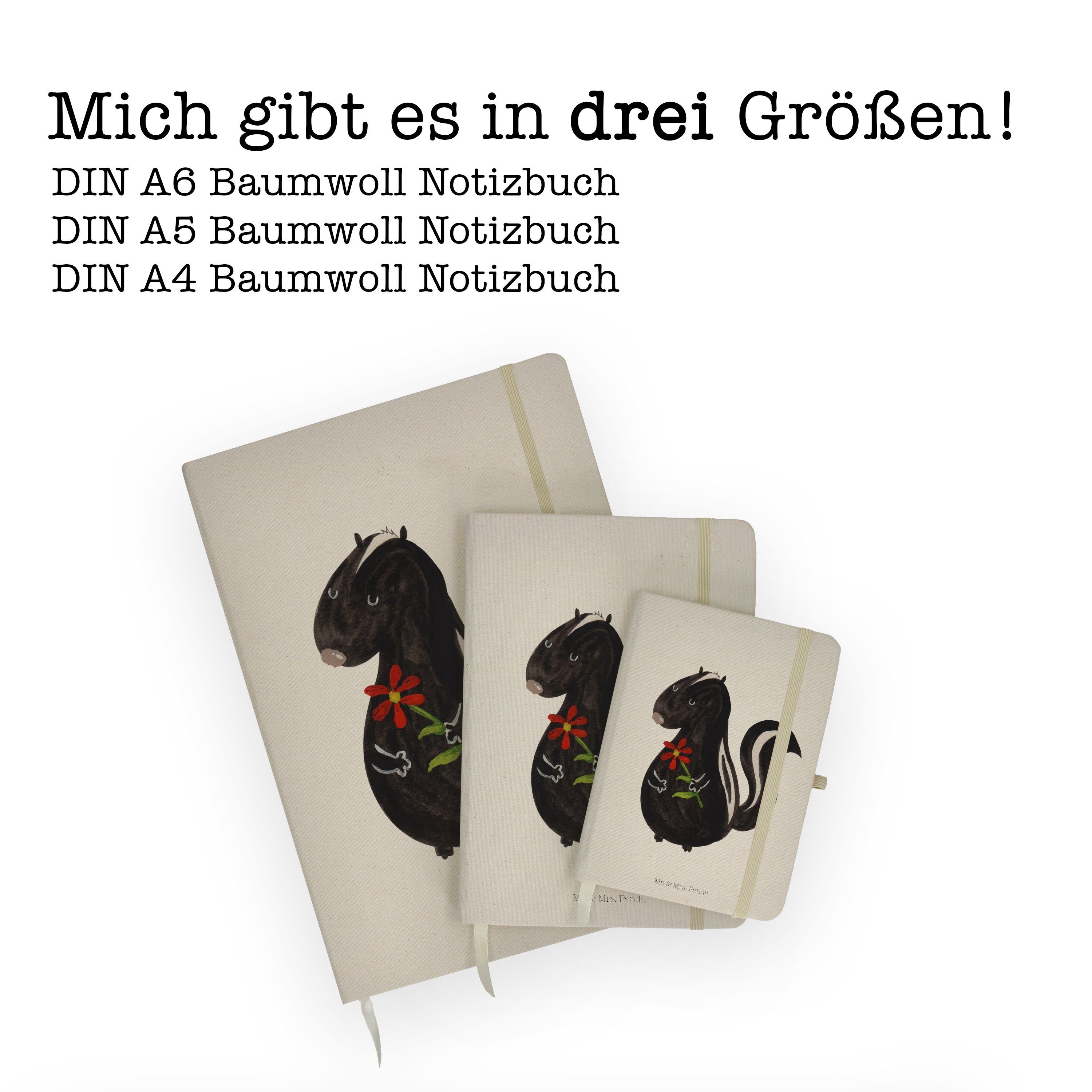 & Panda Notizheft, & Mr. Notizbuch Trä - Panda - Transparent Mr. Mrs. Skizzenbuch, Geschenk, Mrs. Blume Stinktier