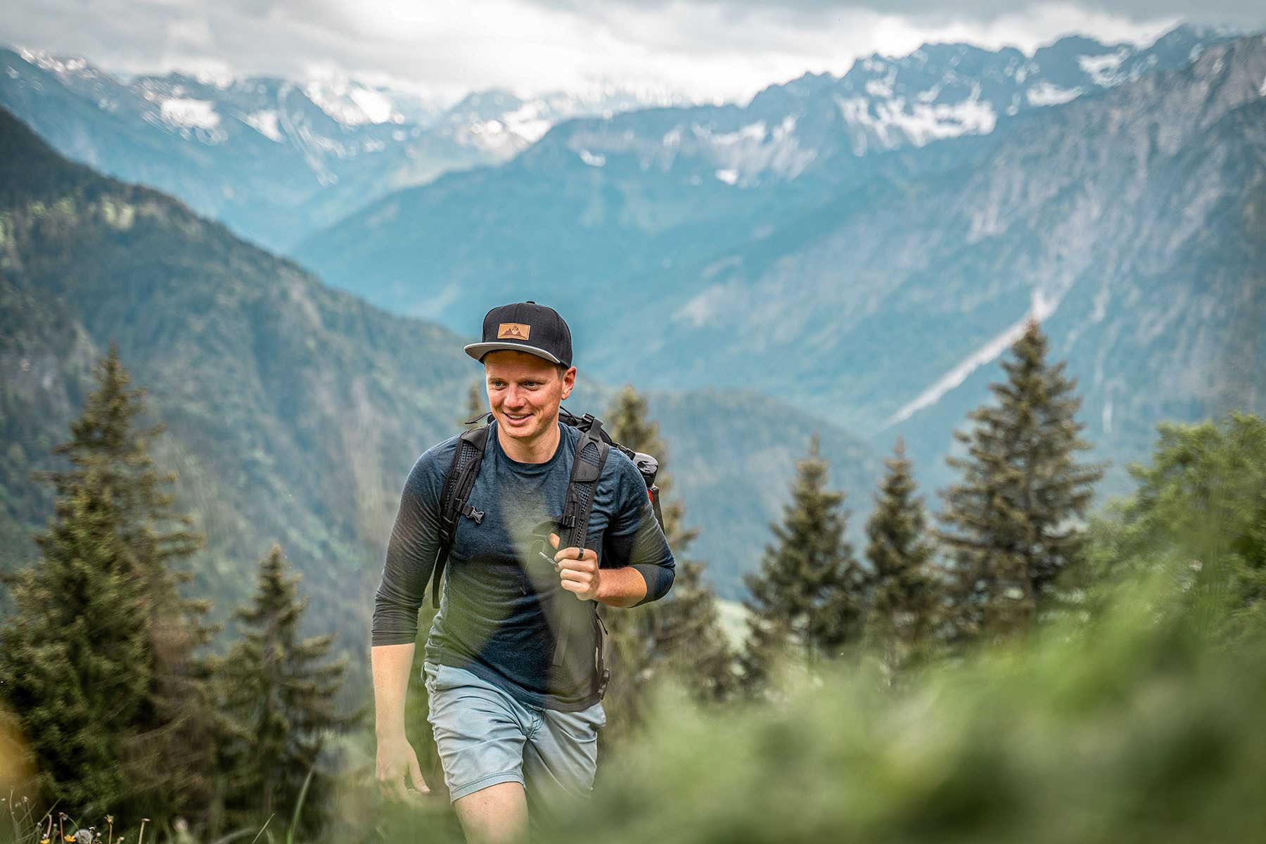 Jumping Bird Snapback Cap