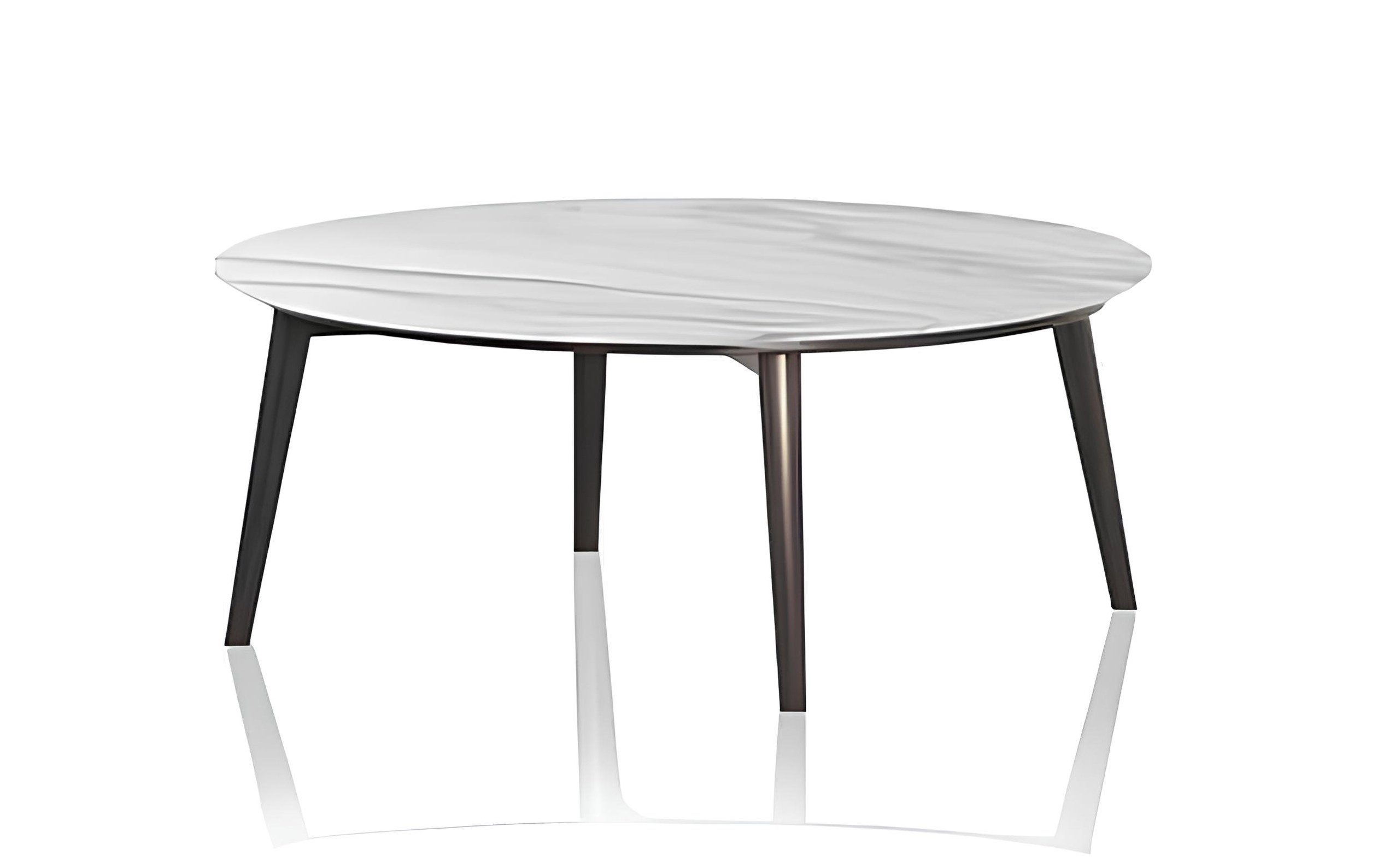 JVmoebel Couchtisch Abstrakter runder Marmortisch für elegantes Wohndesign (Rund Couchtisch), Made in Europa