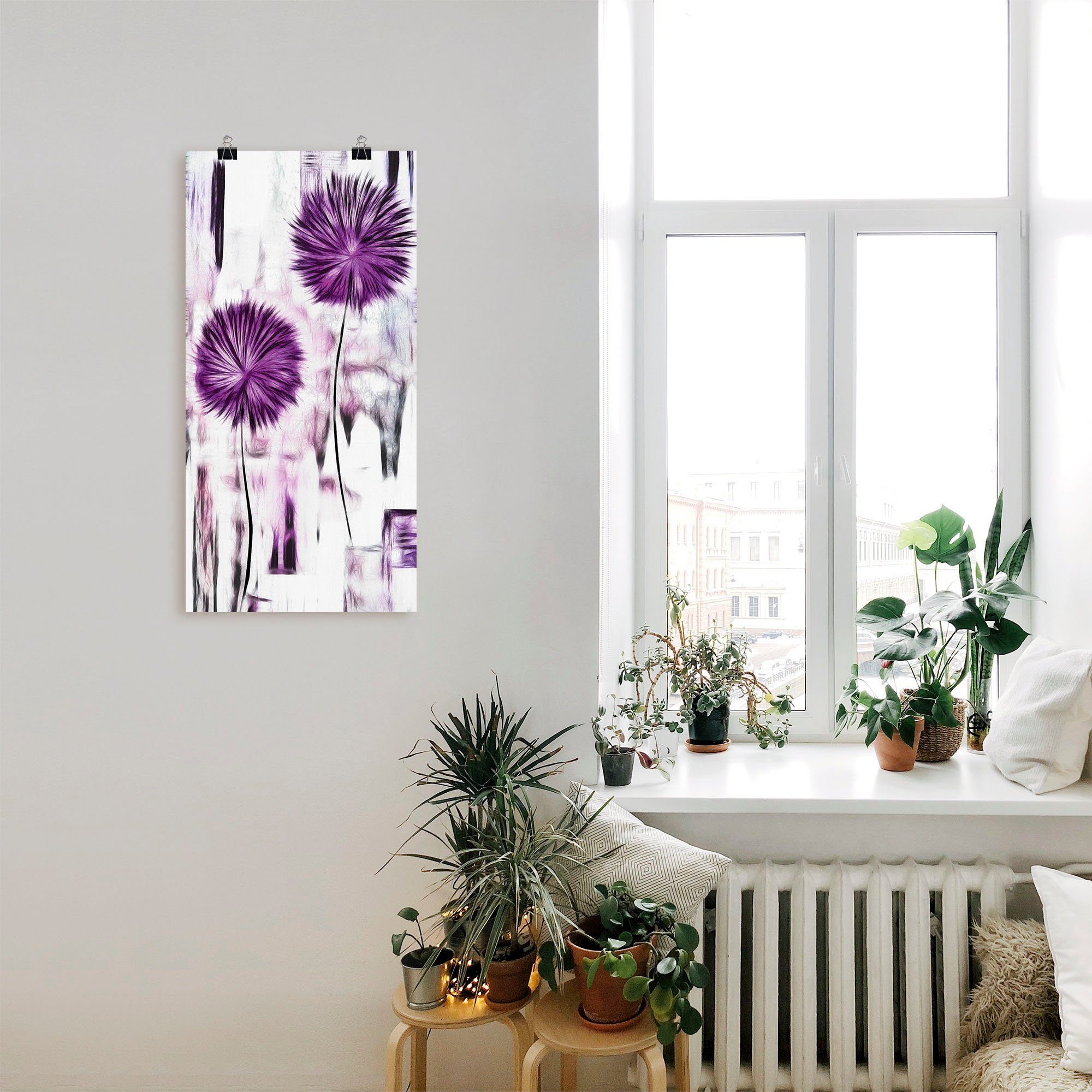 Artland Wandbild Blumen, Blumen (1 St), als Leinwandbild, Poster in verschied. Größen