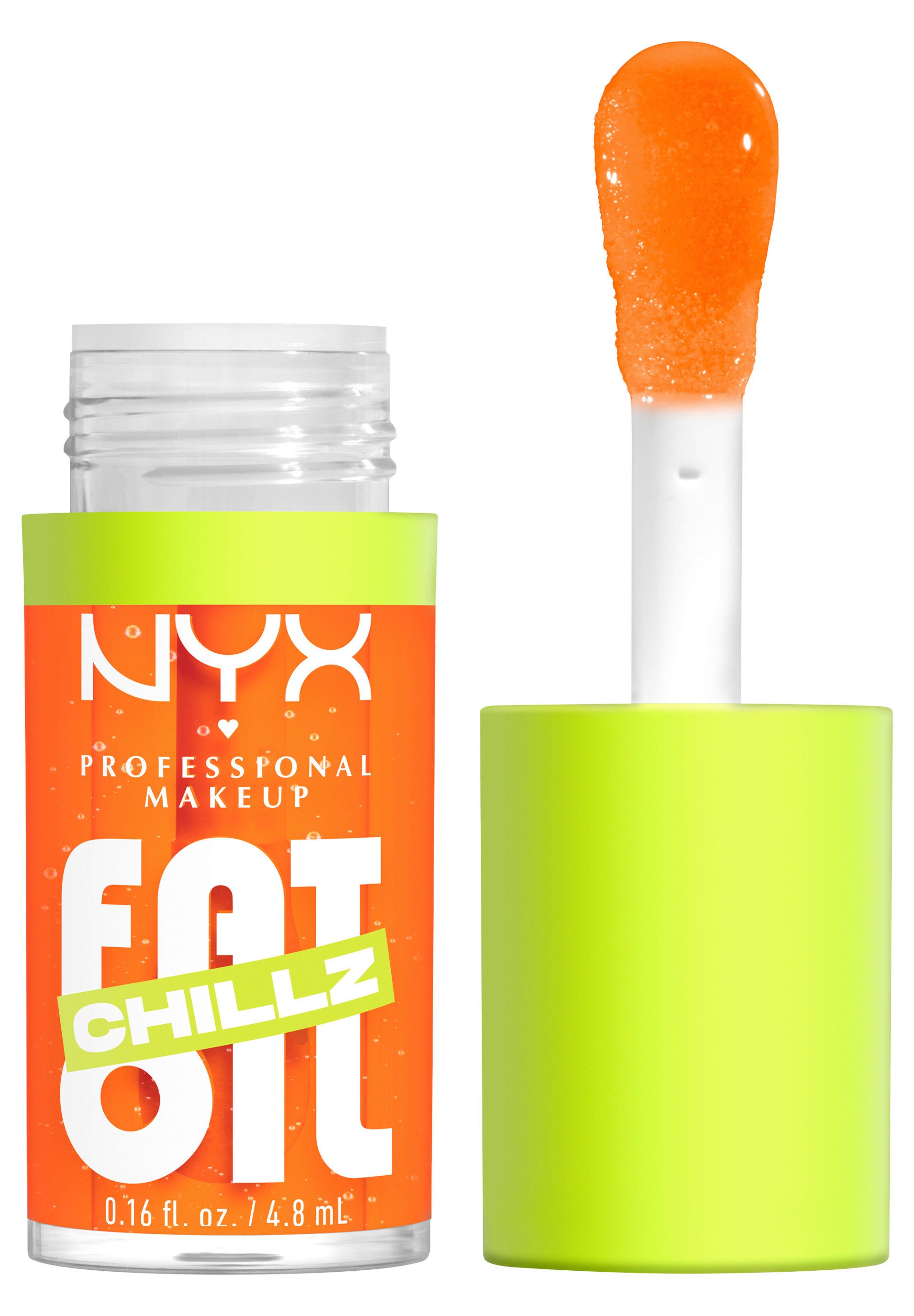 NYX PROFESSIONAL MAKEUP Lipgloss FAT OIL LIP DRIP, ein intensiv-schimmerndes Finish