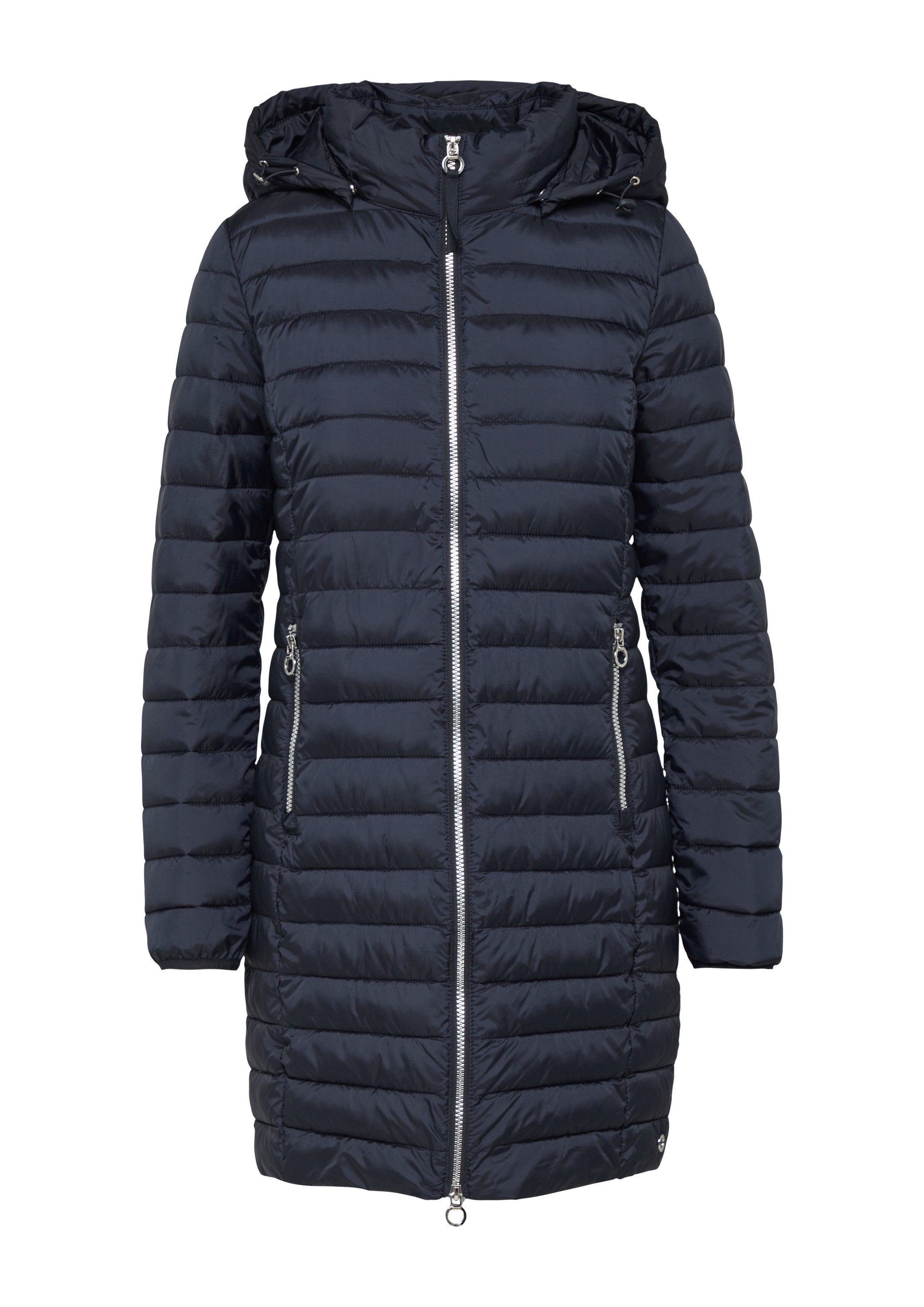 s.Oliver Funktionsmantel Outdoor-Mantel Lange Steppjacke mit abnehmbarer Ka günstig online kaufen